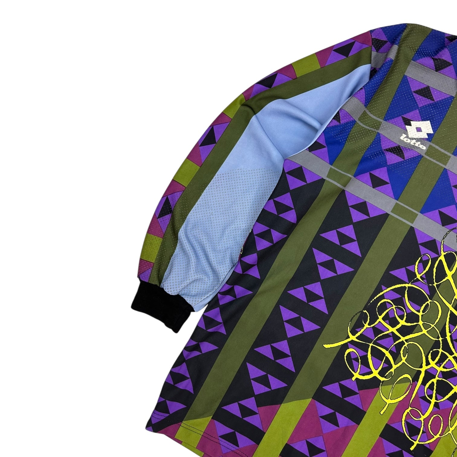 Vintage Lotto 1996 Netherlands Goalkeeper Jersey Blue/Purple/Green