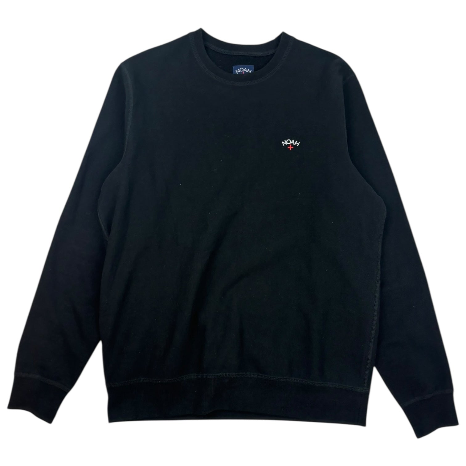 Noah Fleece Classic Crewneck Black