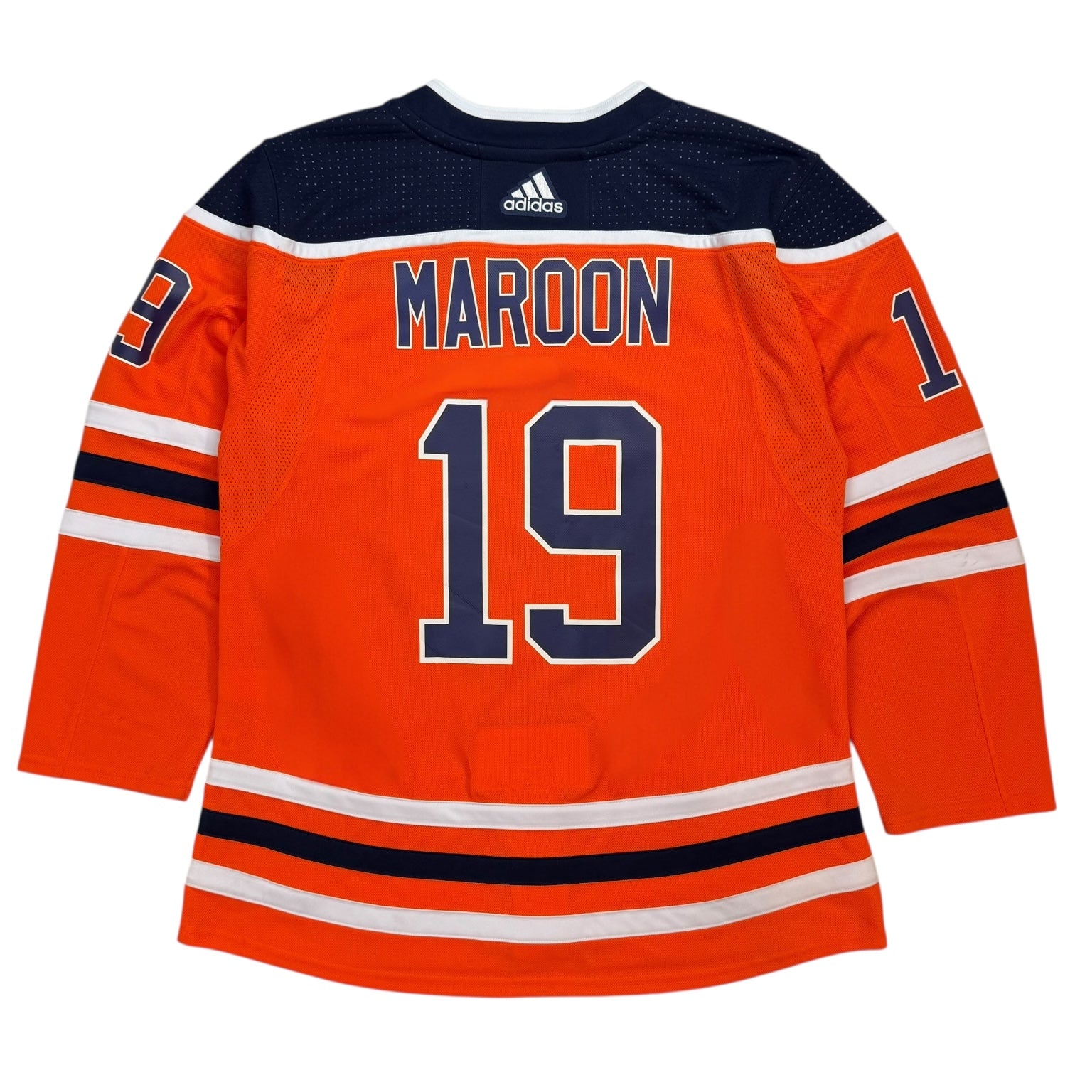 2018 Adidas Edmonton Oilers Patrick Maroon Home Jersey Orange/Blue
