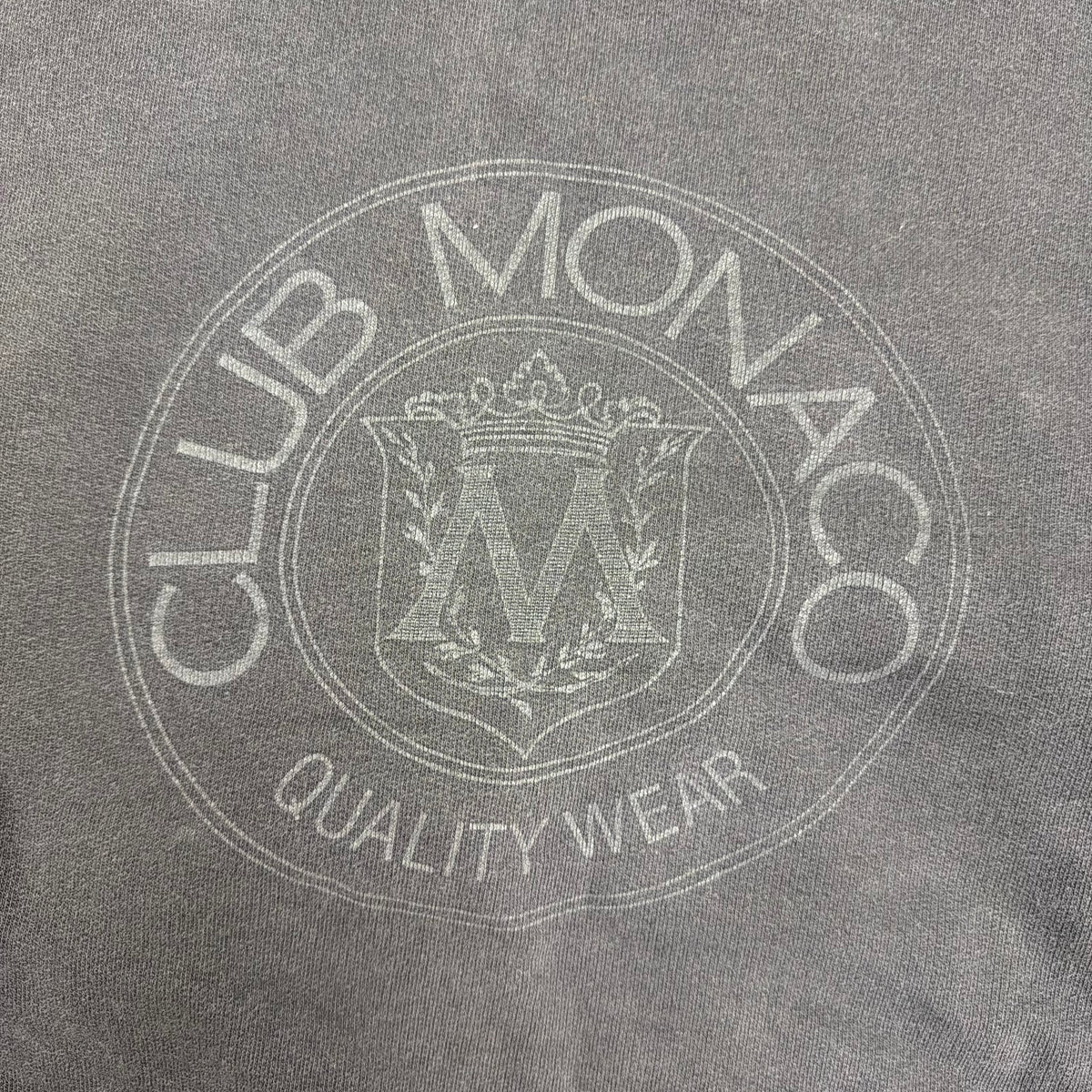 Vintage Club Monaco Crewneck Faded Black