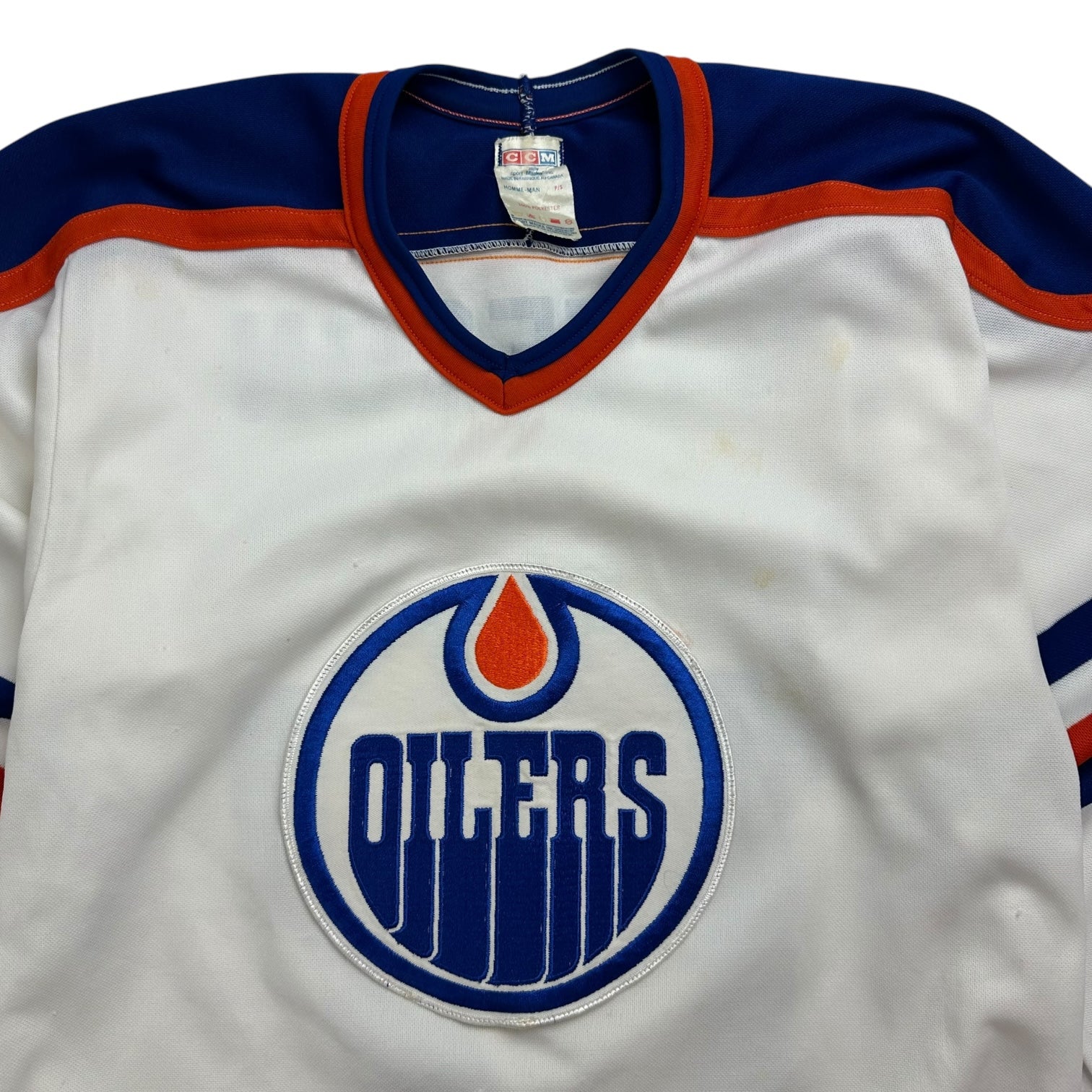 Vintage CCM Edmonton Oilers Away Jersey