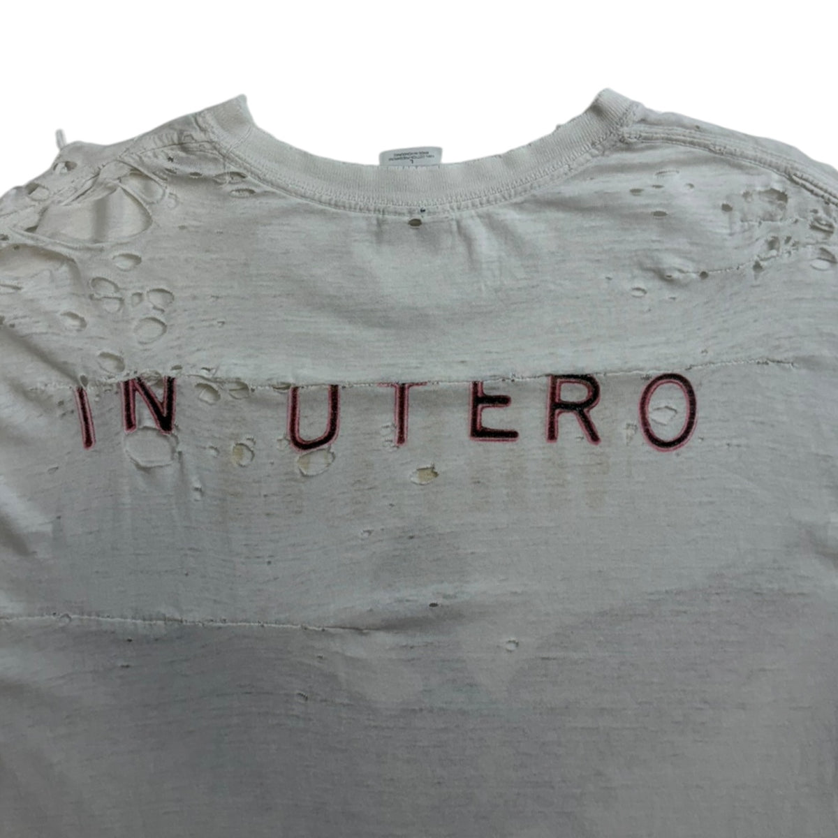 Vintage Nirvana In Utero Thrashed T-Shirt White