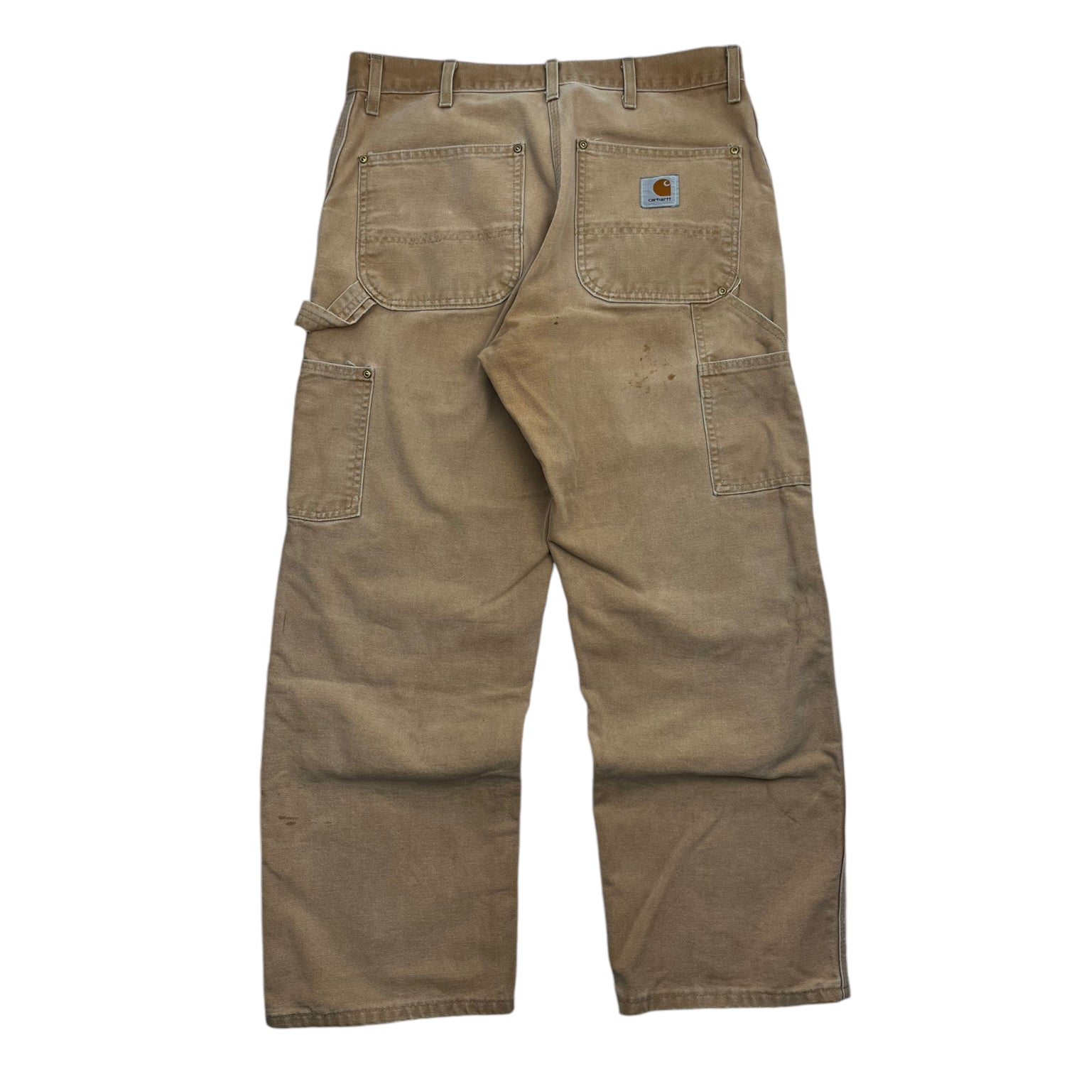 Carhartt Double Knees Paint Splatter Tan