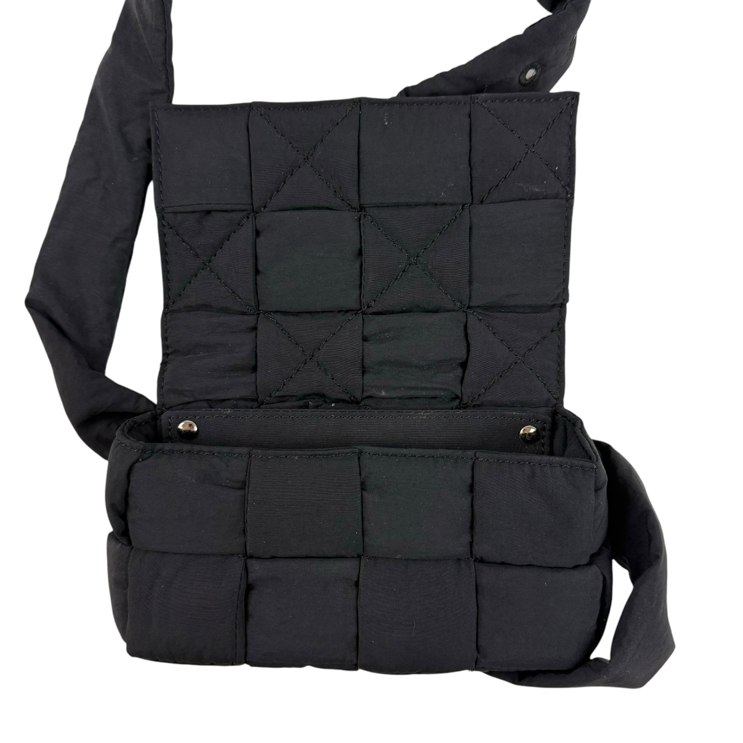 Bottega Veneta Padded Tech Cassette Bag Black