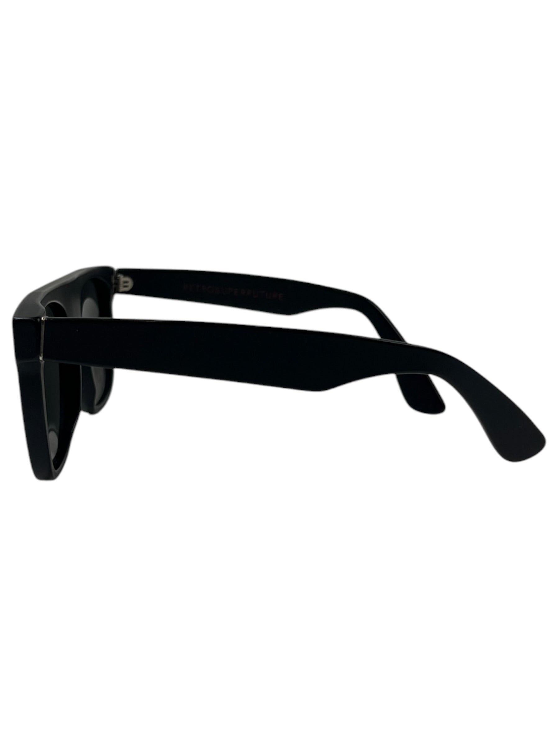 Retrosuperfuture Flat Top Black Sunglasses