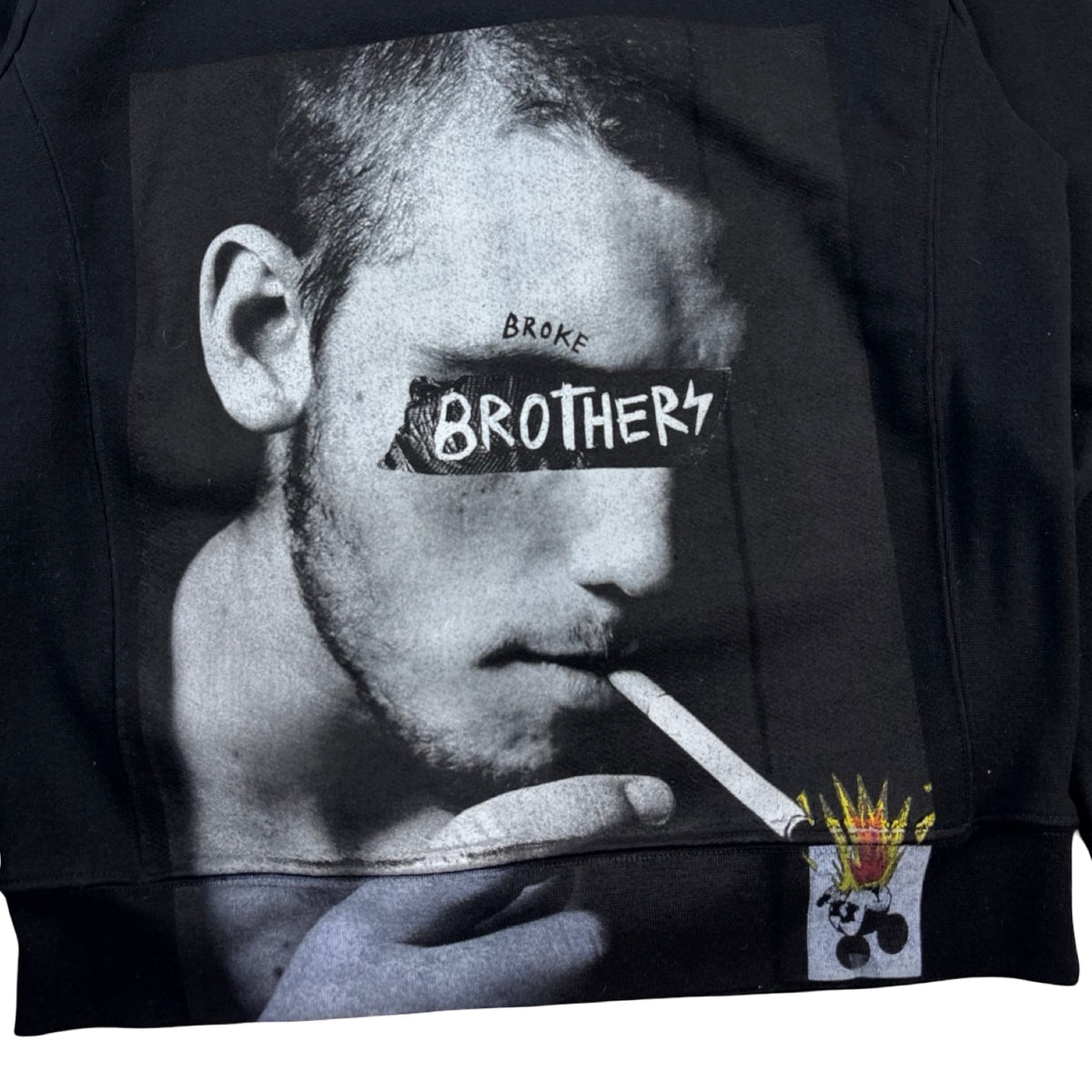 Dom Rebel “Broke Brothers” Crewneck Black