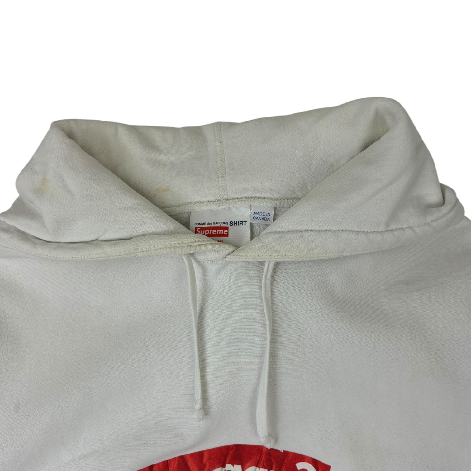 Supreme x Comme Des Garçon SHIRT BOGO Hoodie White