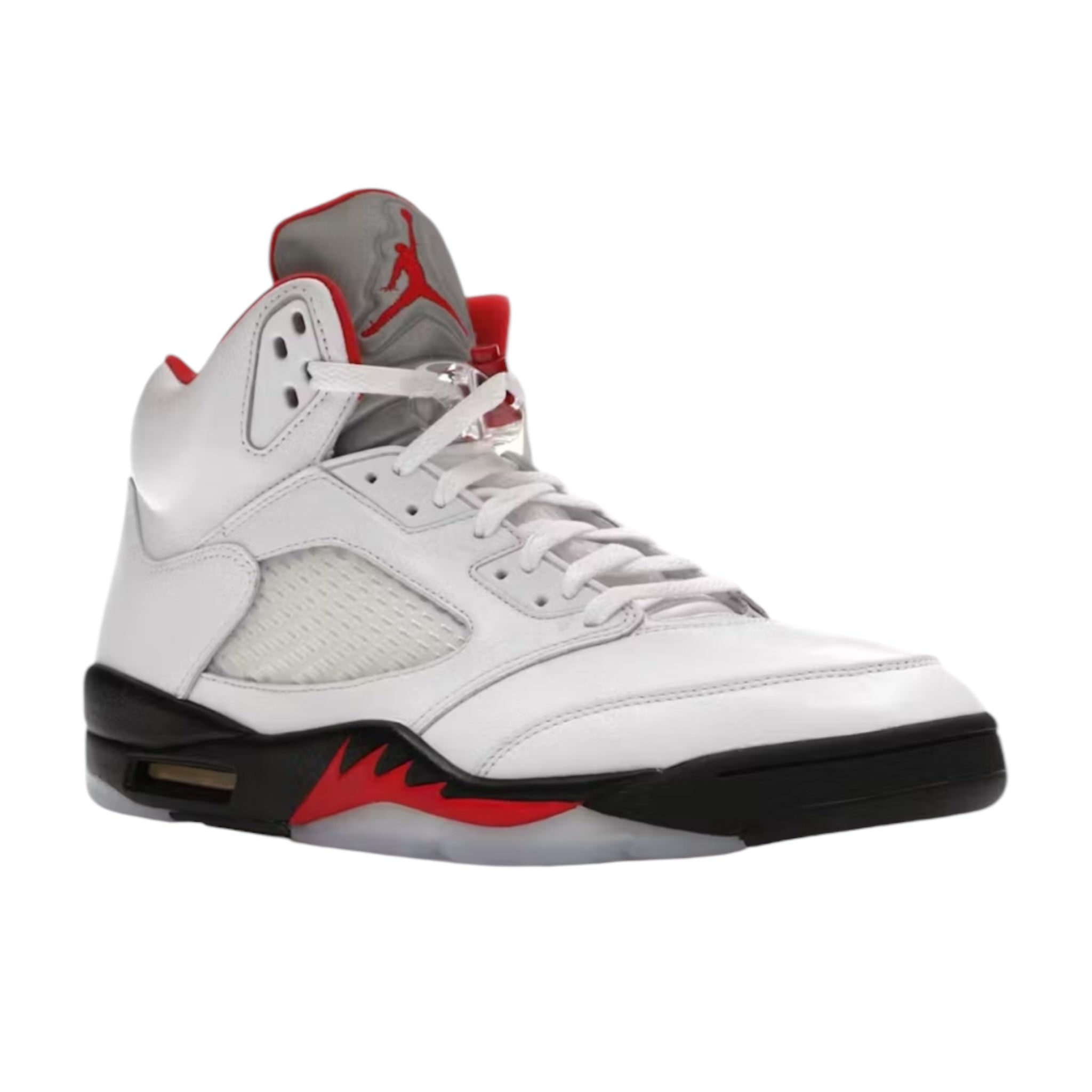 Jordan 5  Fire Red Silver Tongue (2020)