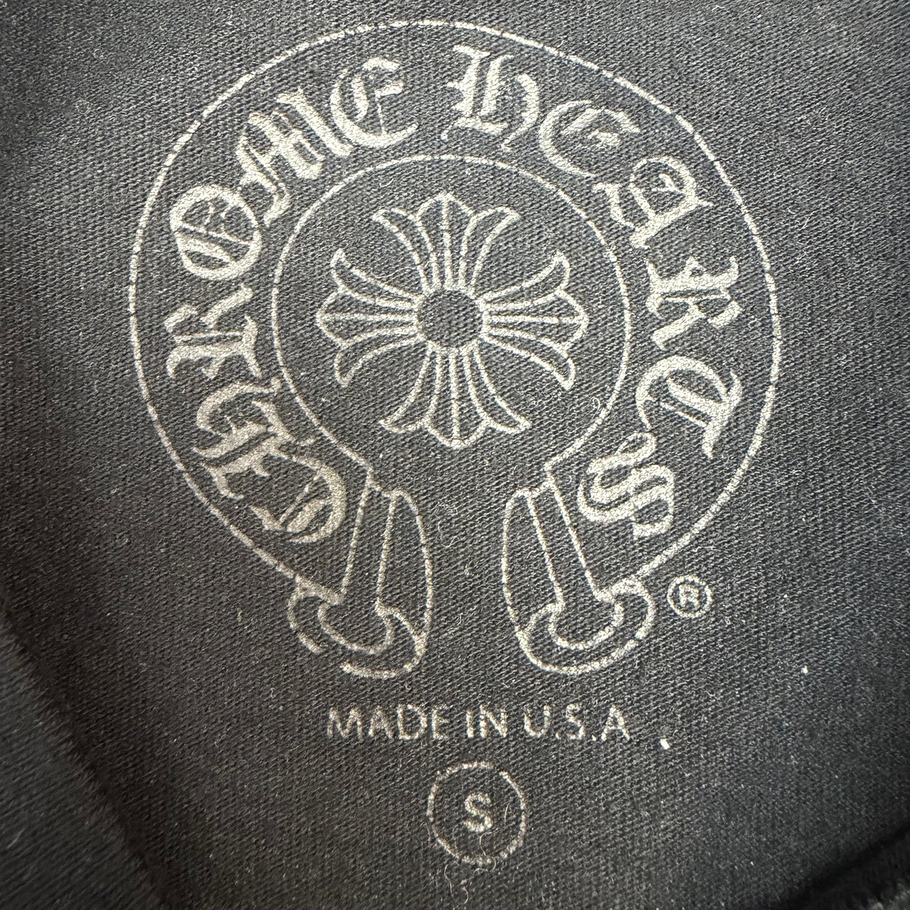 Chrome Hearts X Deadly Doll Horseshoe Pocket Tee Black