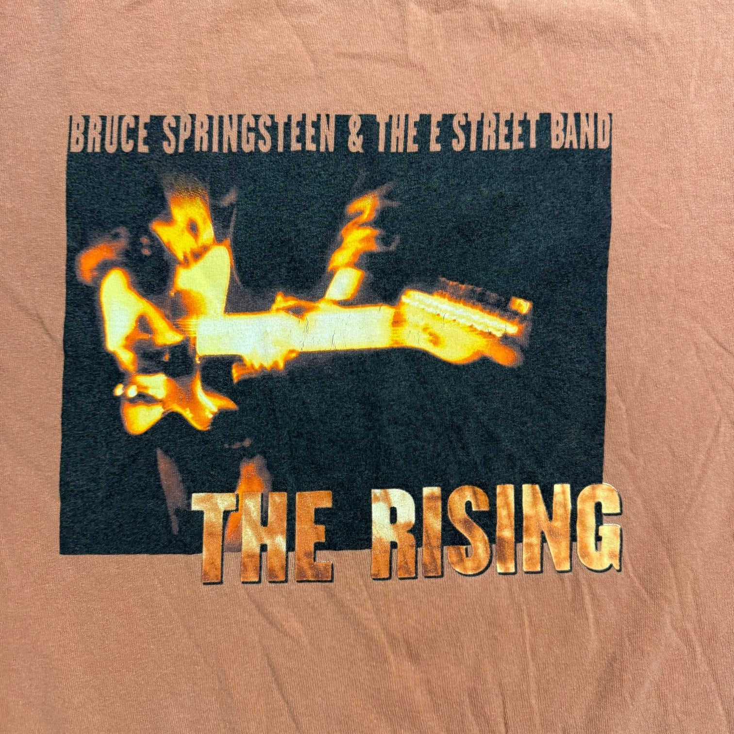 2003 Bruce Springsteen & The E Street Band ‘The Rising’ Tee Peach