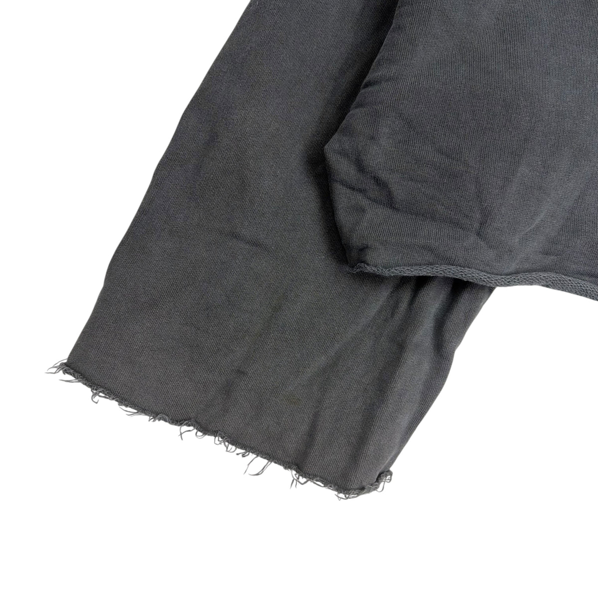 (W) Yeezy Season 1 Cropped Cotton Sweater Washed Black