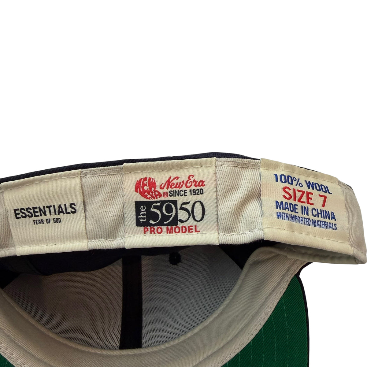 Fear Of God Essentials 59Fifty Fitted Cap Navy