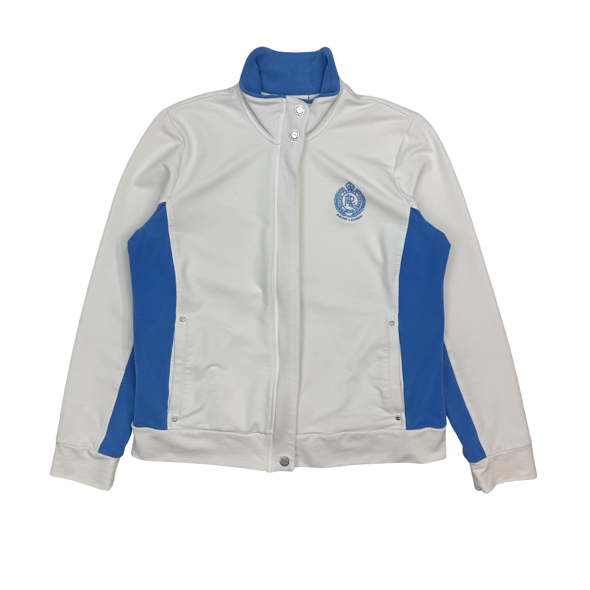 (W) Vintage Lauren Ralph Lauren Tennis Zip Up Jacket White