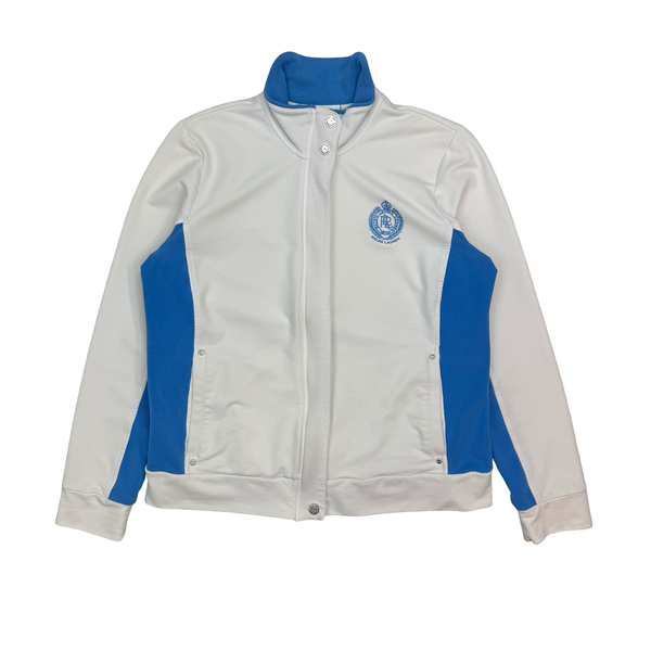 (W) Vintage Lauren Ralph Lauren Tennis Zip Up Jacket White