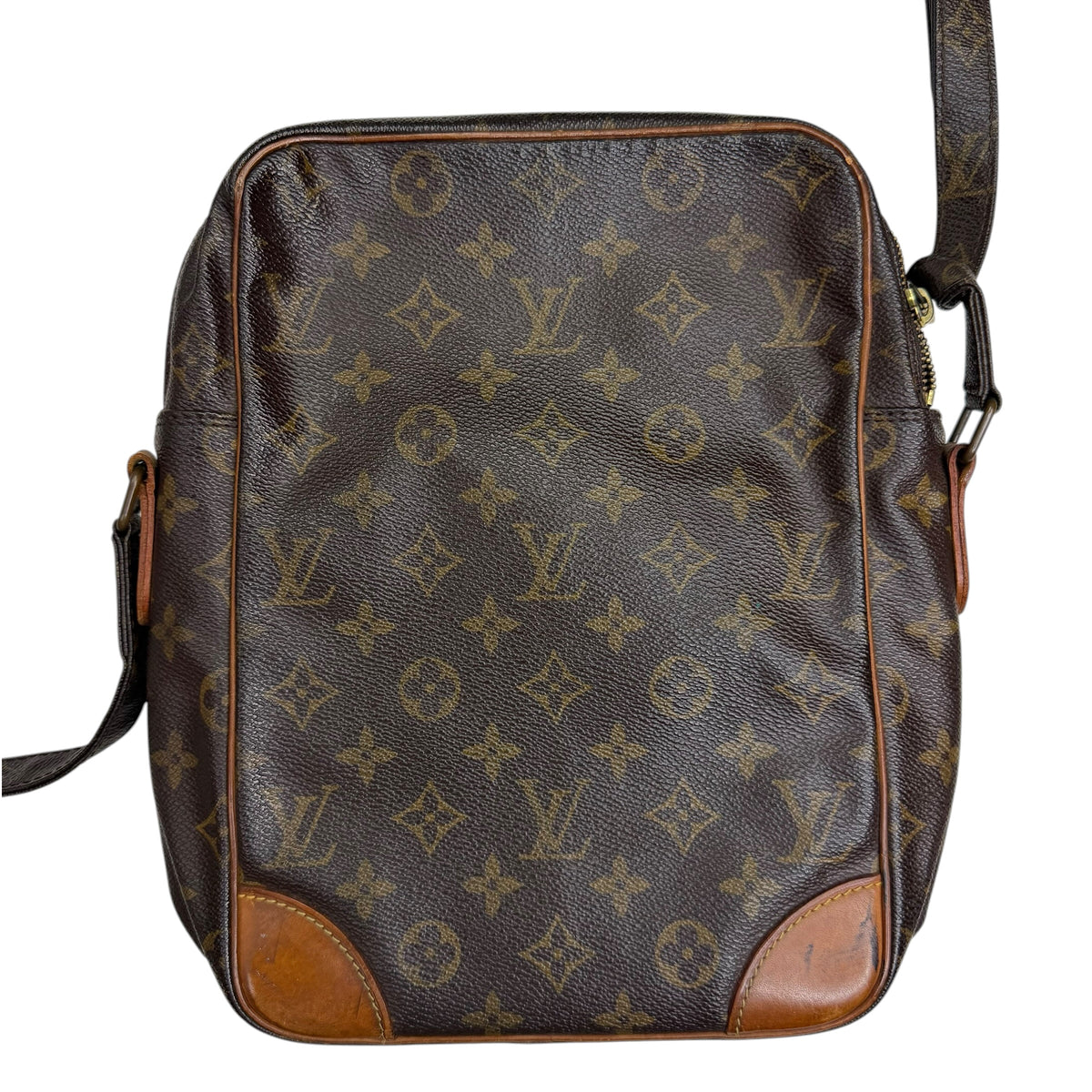 Louis Vuitton Monogram Danube Crossbody Bag Brown