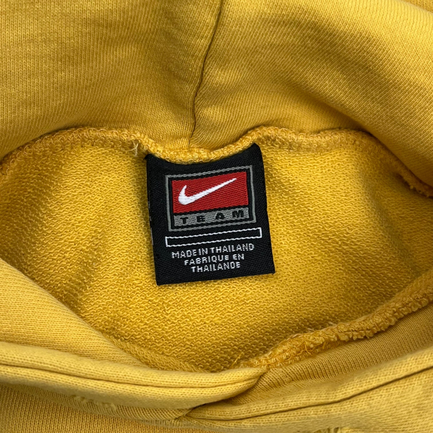 Vintage Nike Center Swoosh Hoodie Yellow