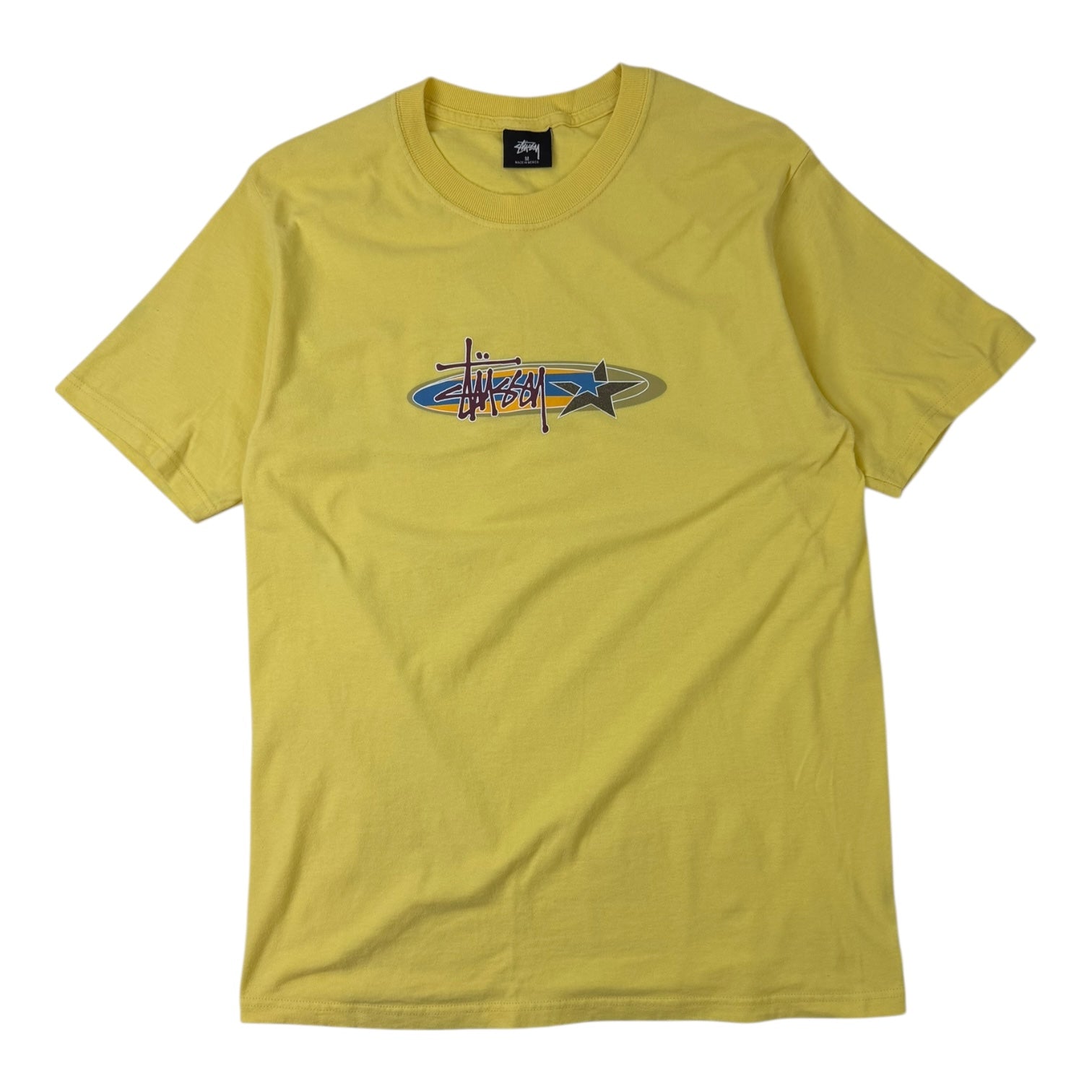 Stussy Two Star T-Shirt Yellow