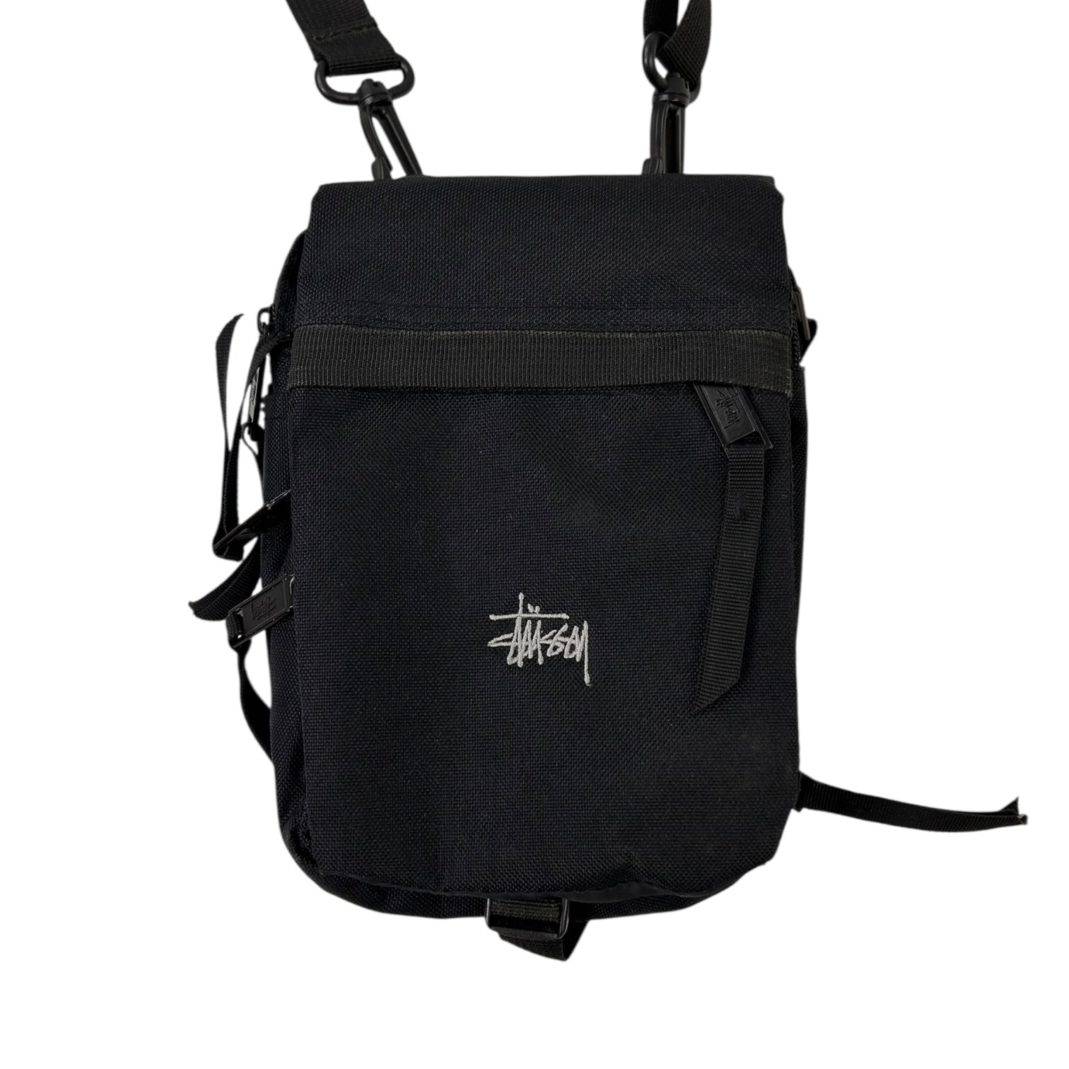 Vintage Stüssy Side Bag Black