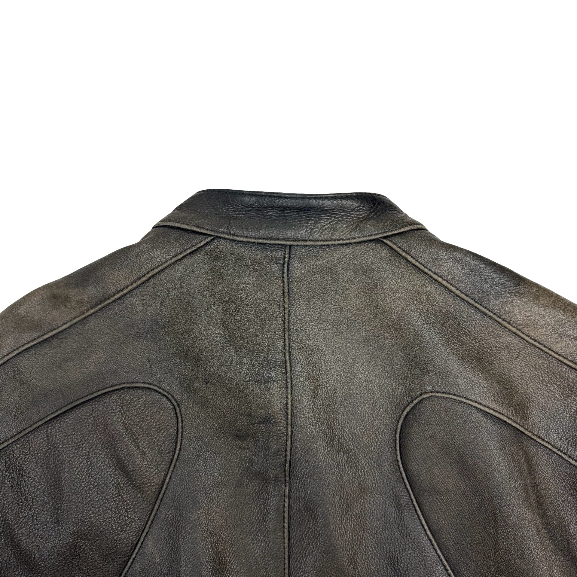 2003 Harley Davidson 100 Year Leather Racing Jacket Black