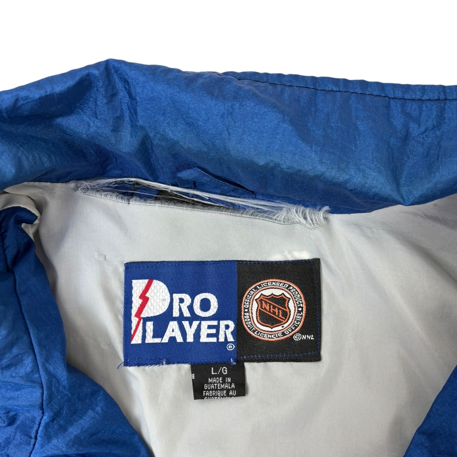 Vintage Pro Player Windbreaker “Vancouver Canucks Alumni” Jacket Blue
