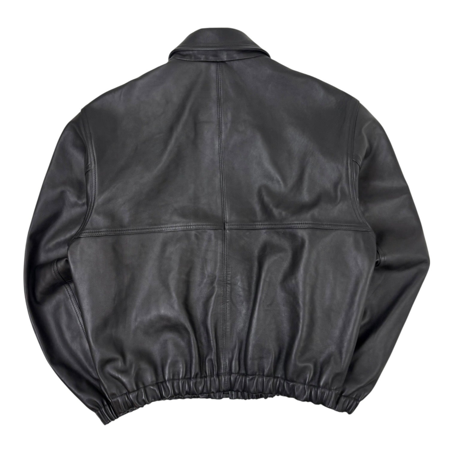 Stussy Leather Work Jacket Black