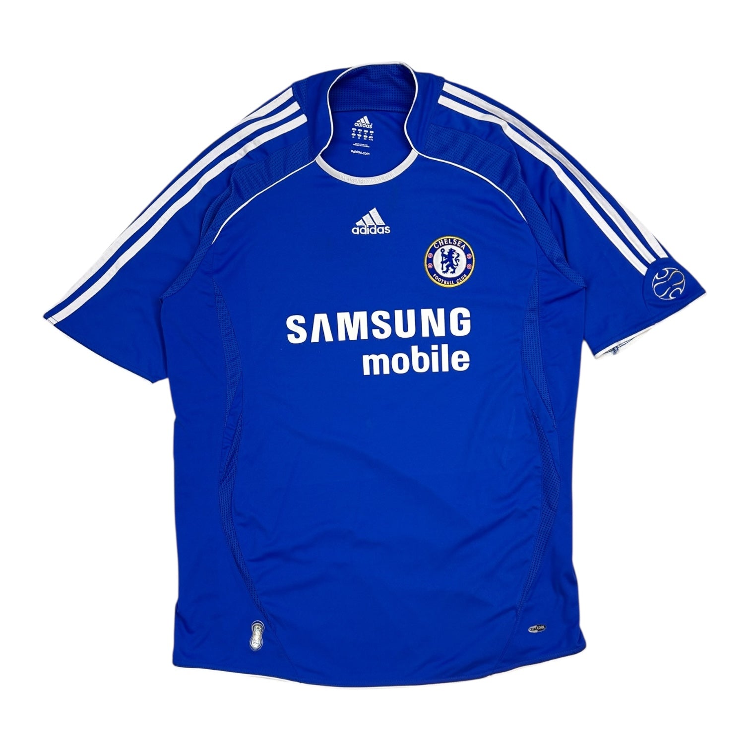 Vintage Adidas Shevchekno 2006-2008 Chelsea Home Jersey Blue/White