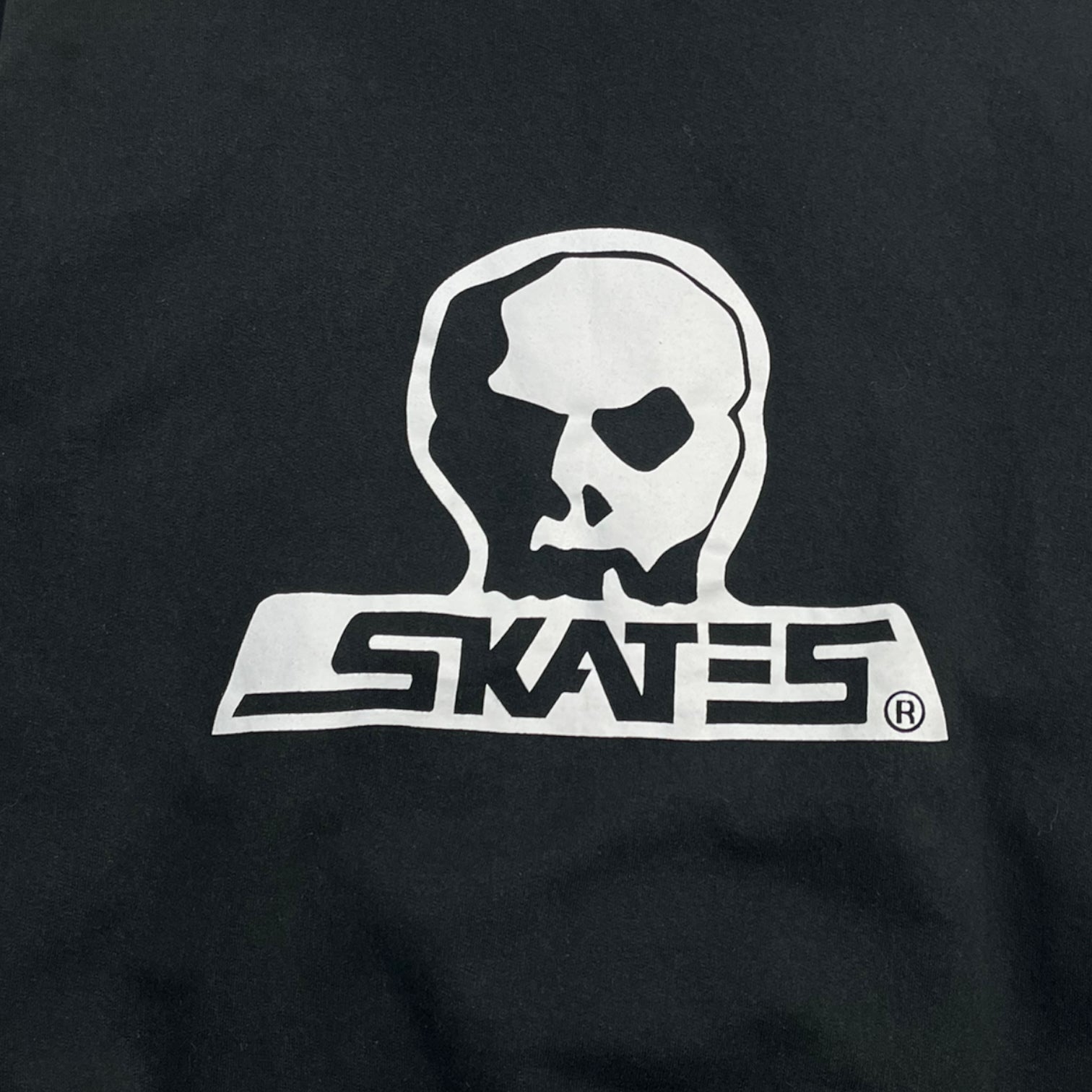 Vintage Skull Skates Classic Hoodie Black