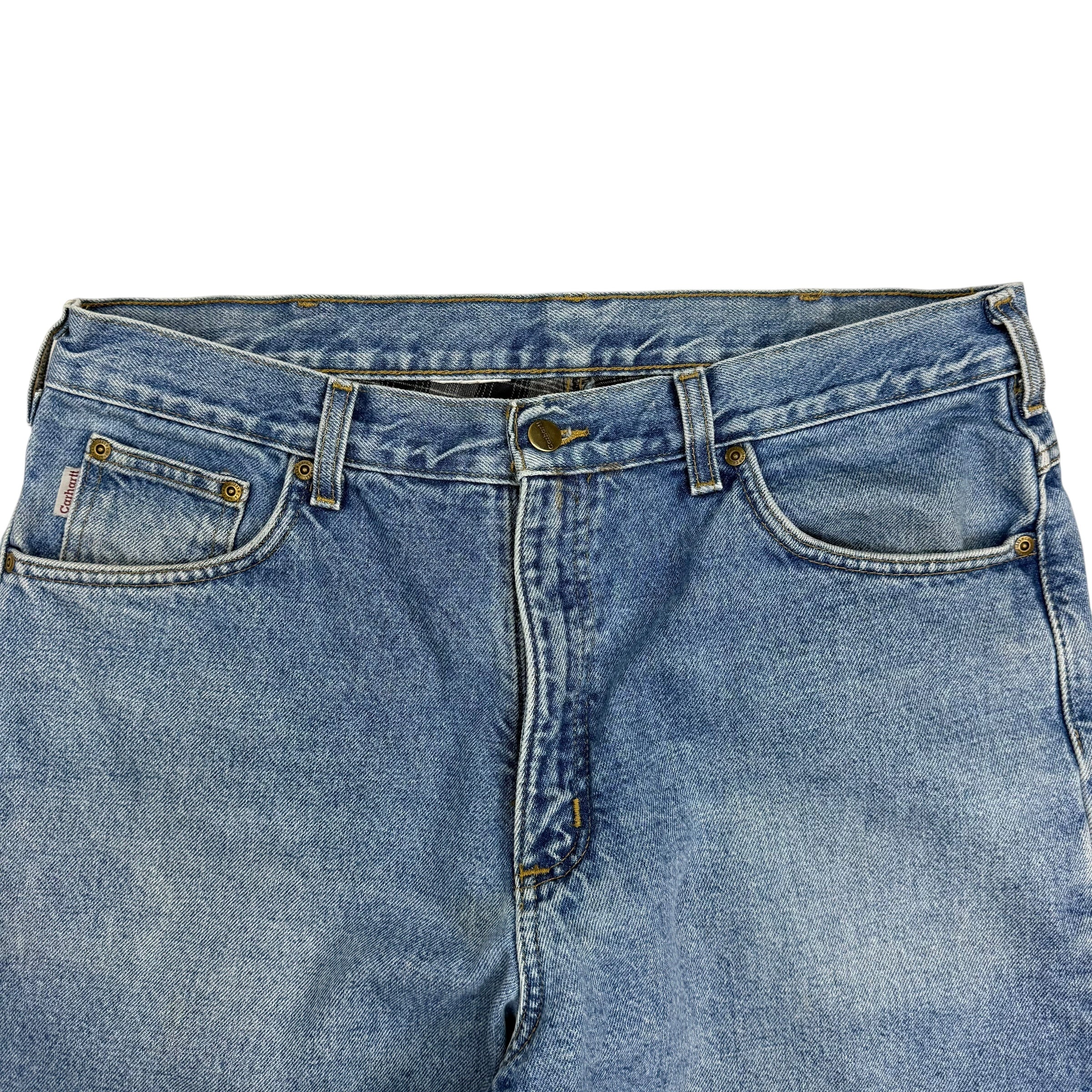 Vintage Carhartt Denim Pants Stone Wash