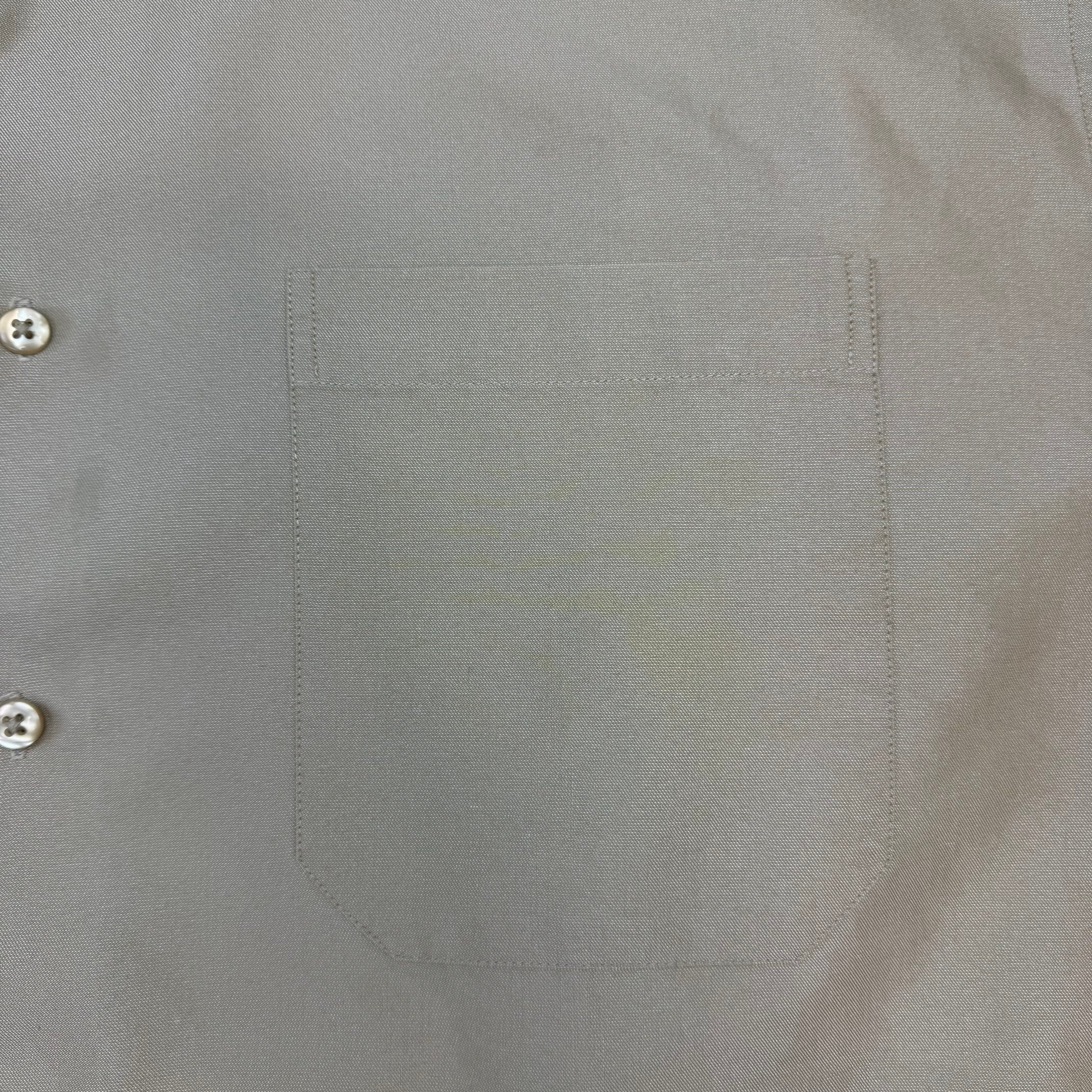 Vintage Christian Dior Button Up Shirt Tan