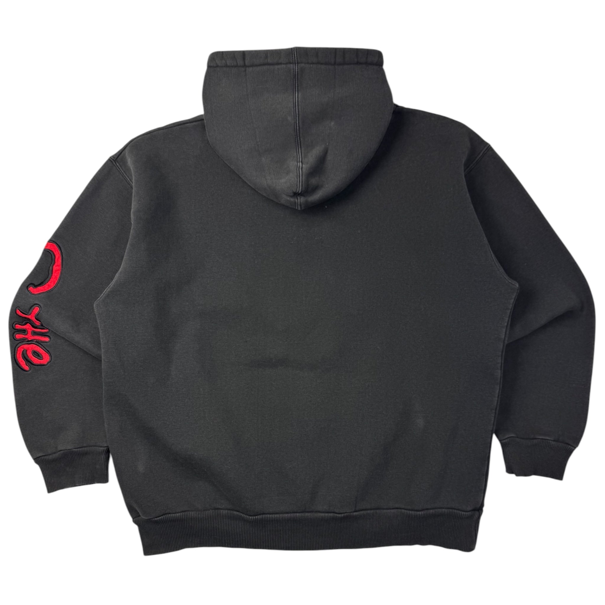 2002 The Simpsons Family Hoodie Faded Black