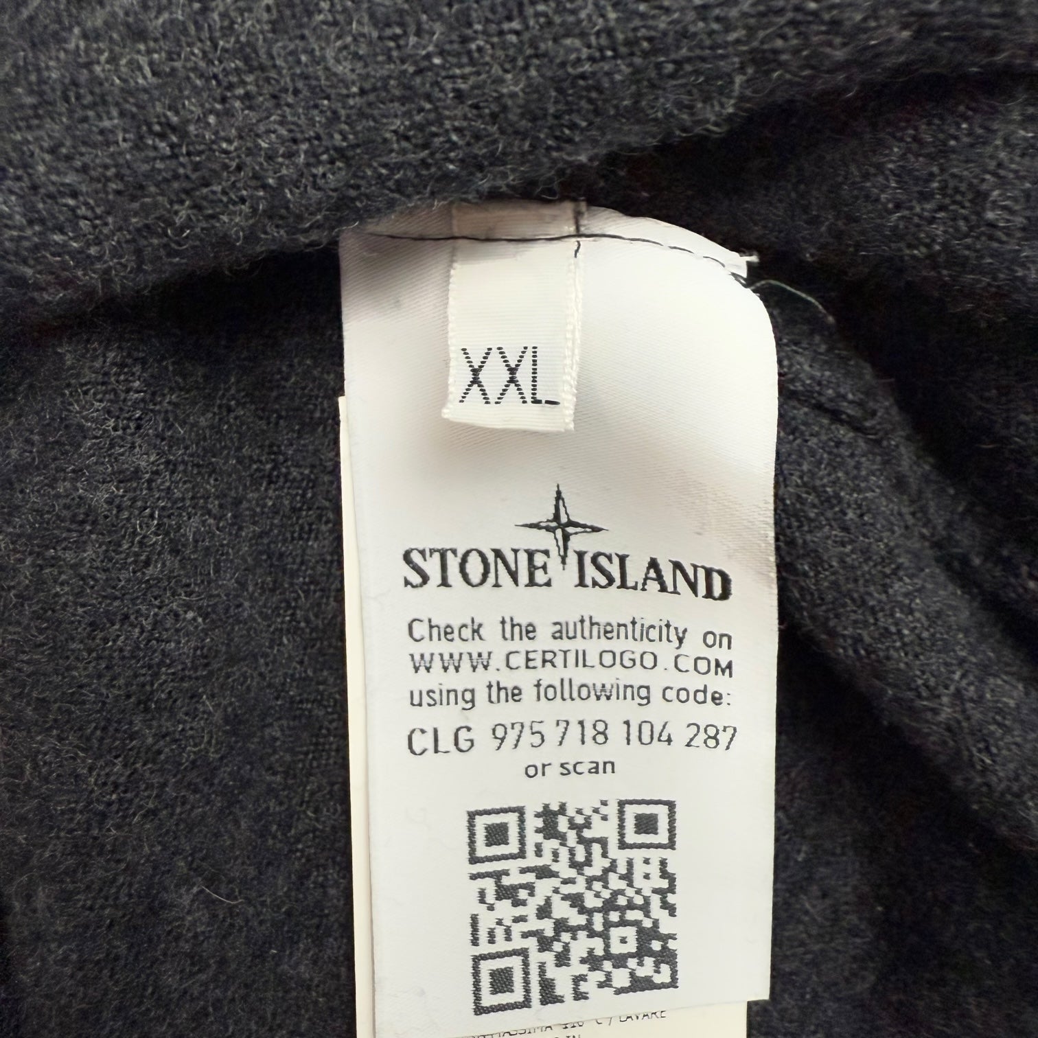 Stone Island Knit Sweater Dark Grey