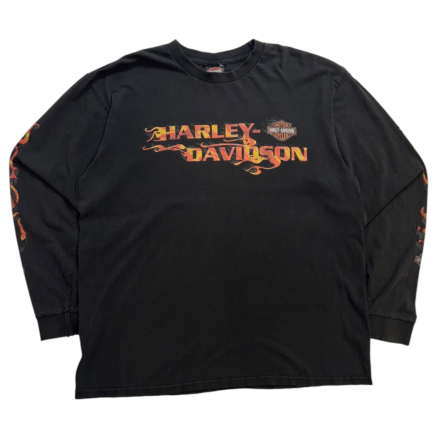Vintage Harley Davidson Las Vegas, Nevada Long Sleeve T-Shirt Black
