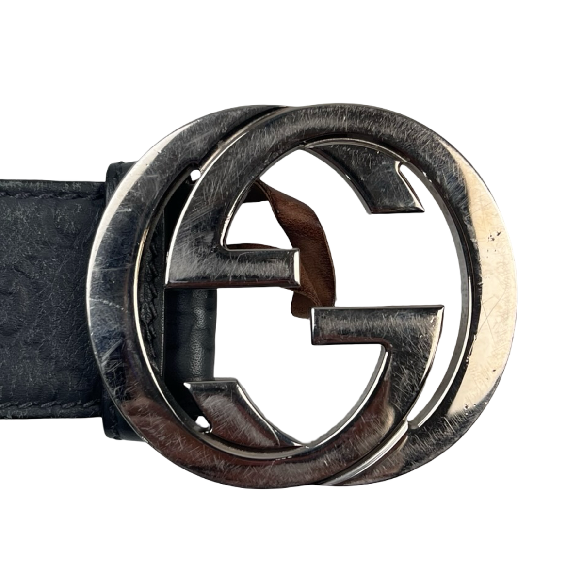 Gucci Interlocking G Leather Belt
