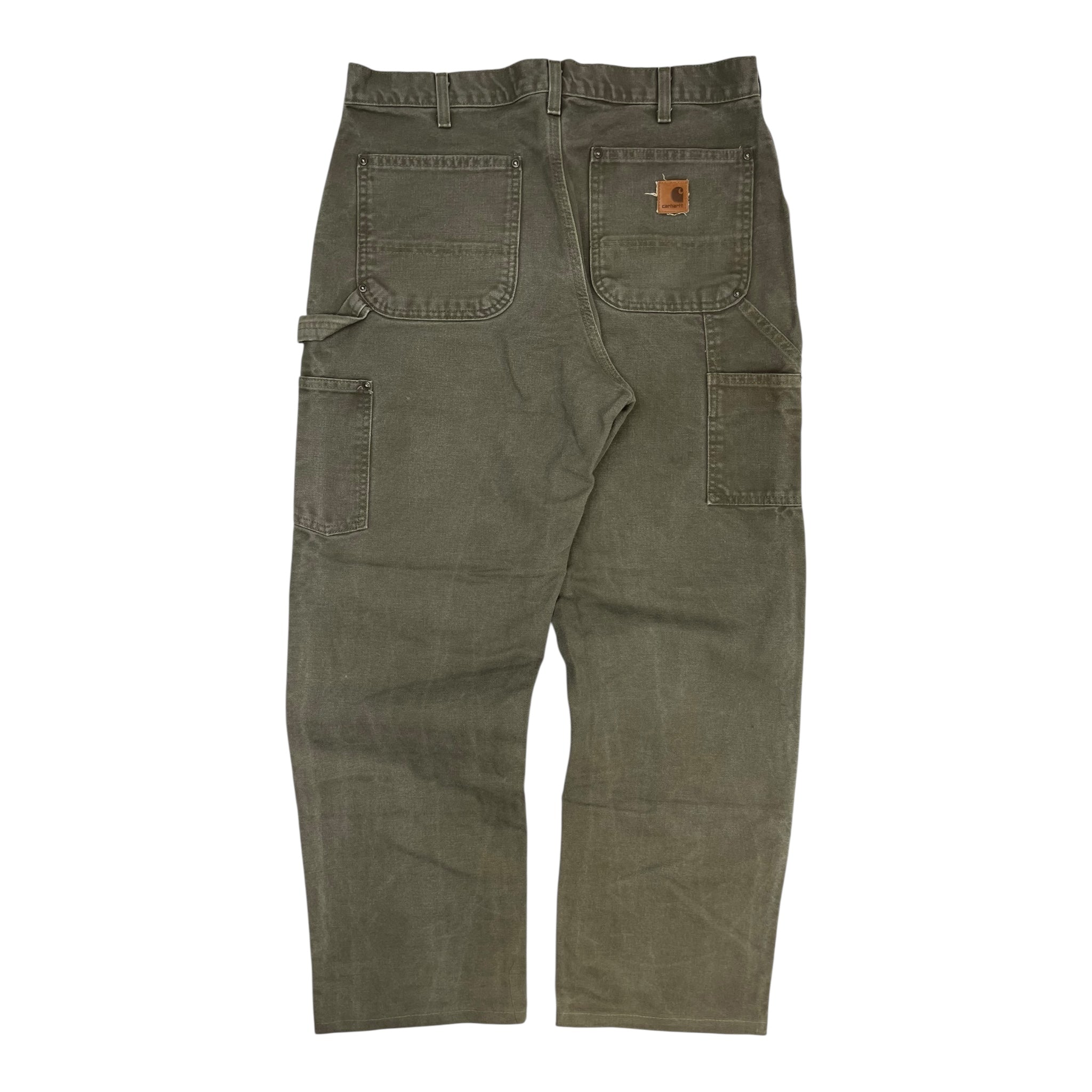 Vintage Carhartt Double Knee Dungarees Green