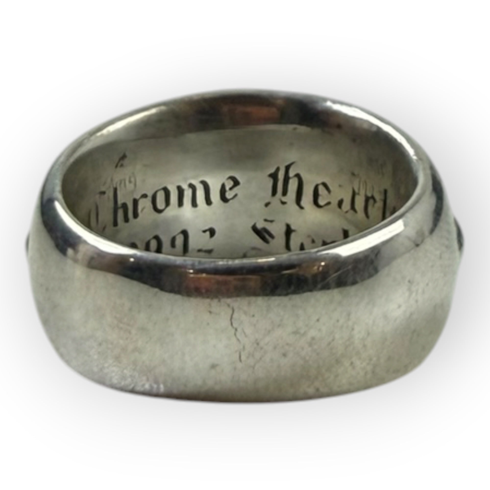 Chrome Hearts Keeper Ring Black Natural Diamonds NOT factory