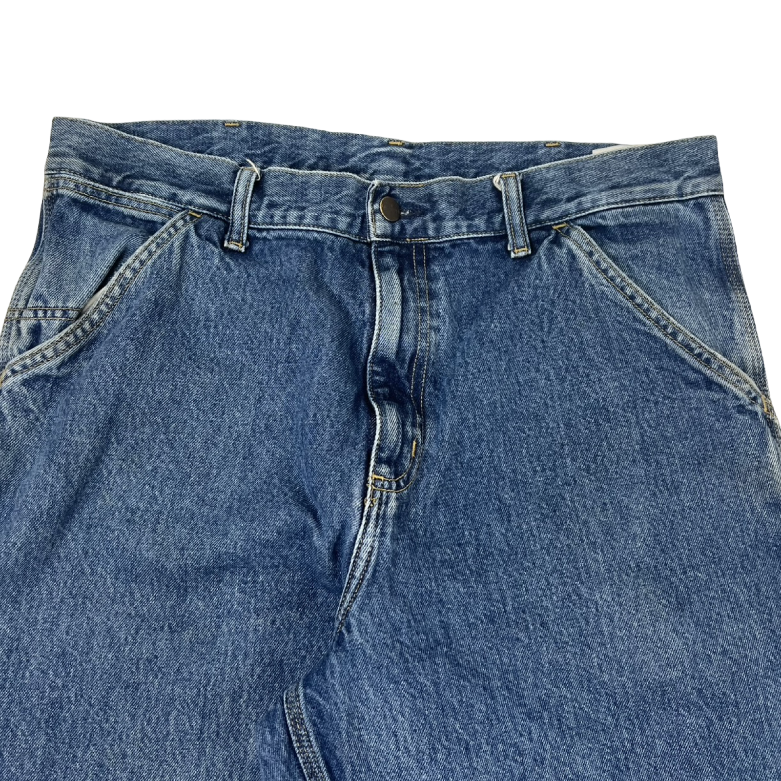 Vintage Carhartt B13 Dst Loose Fit Work Dungaree Carpenter Jeans