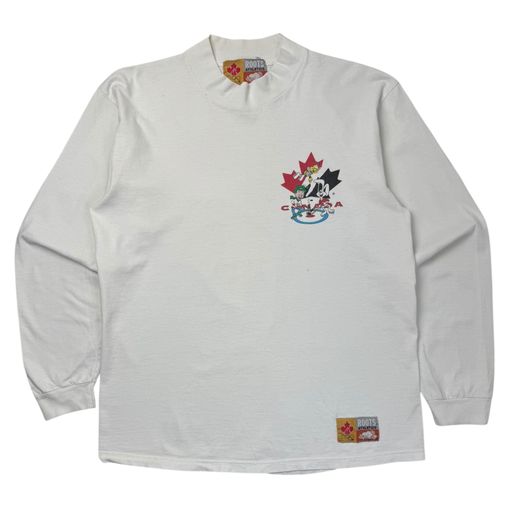 Vintage Olympic Team Canada Cereal Mascots Mockneck