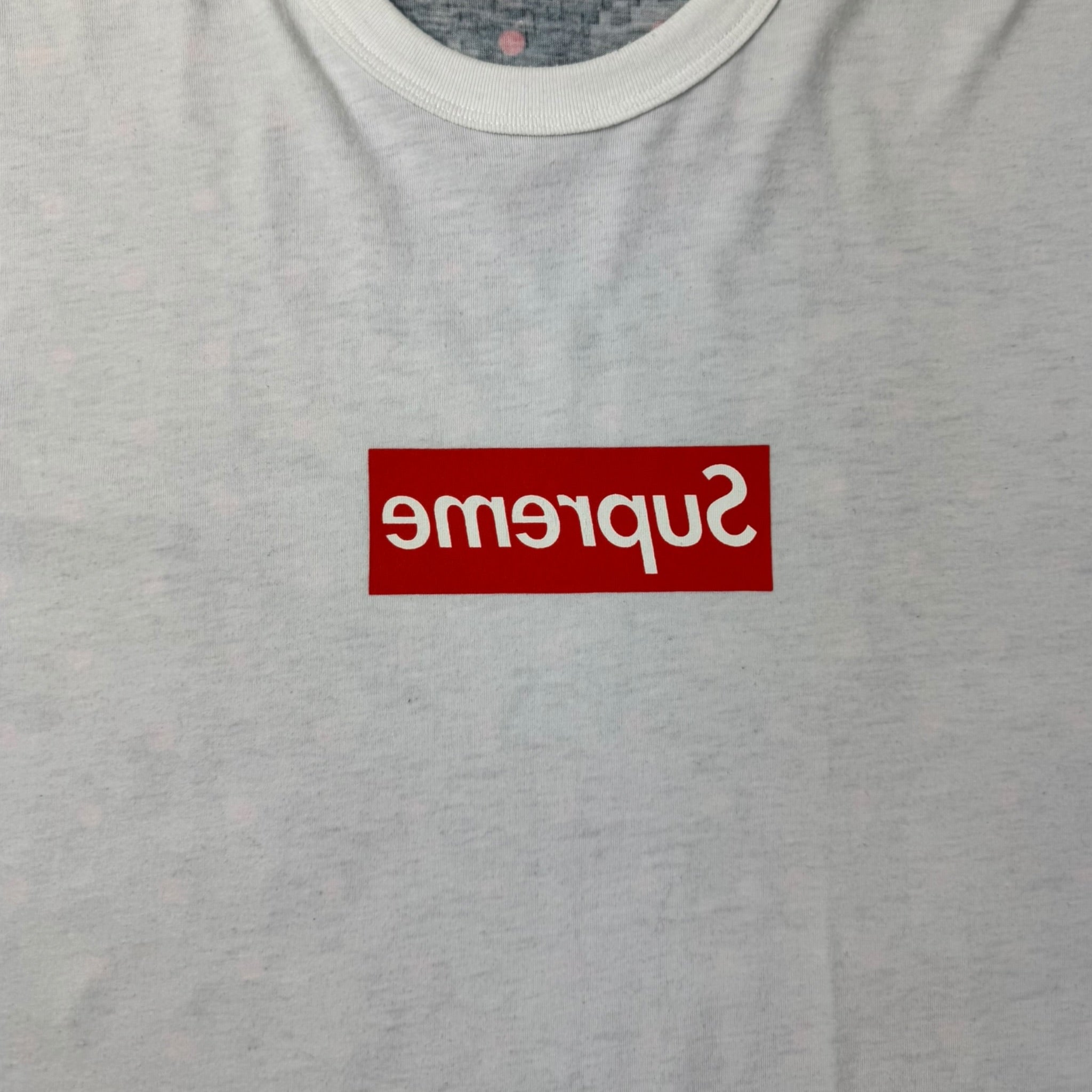Supreme Comme des Garcons Polka Dot Digi Camo Box Logo T-Shirt