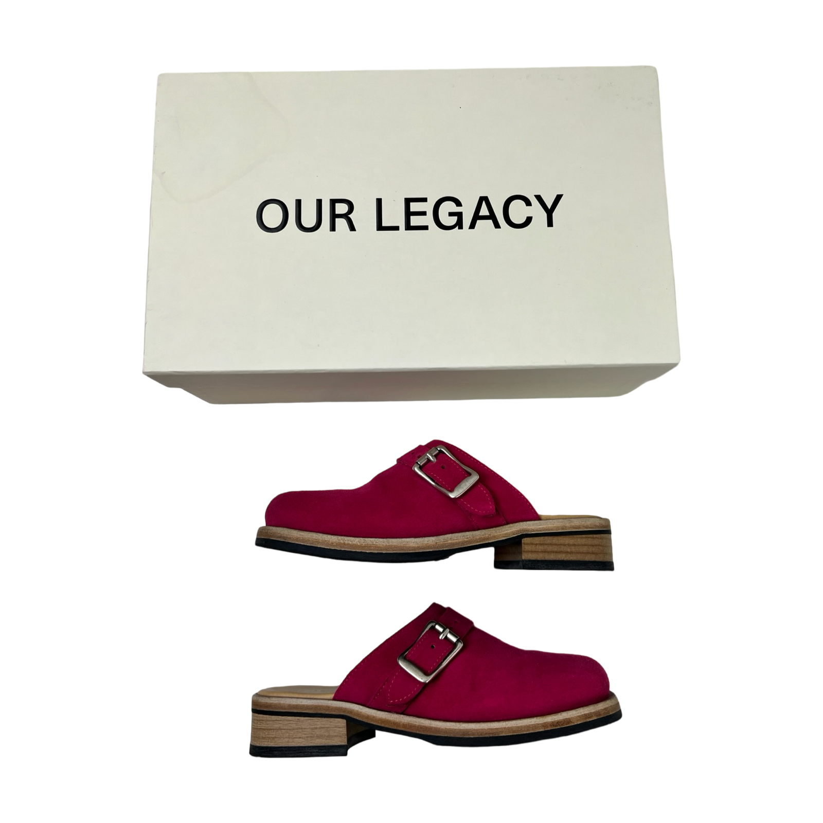 (W) Our Legacy Camion Mule Suede Hot Pink (Used)