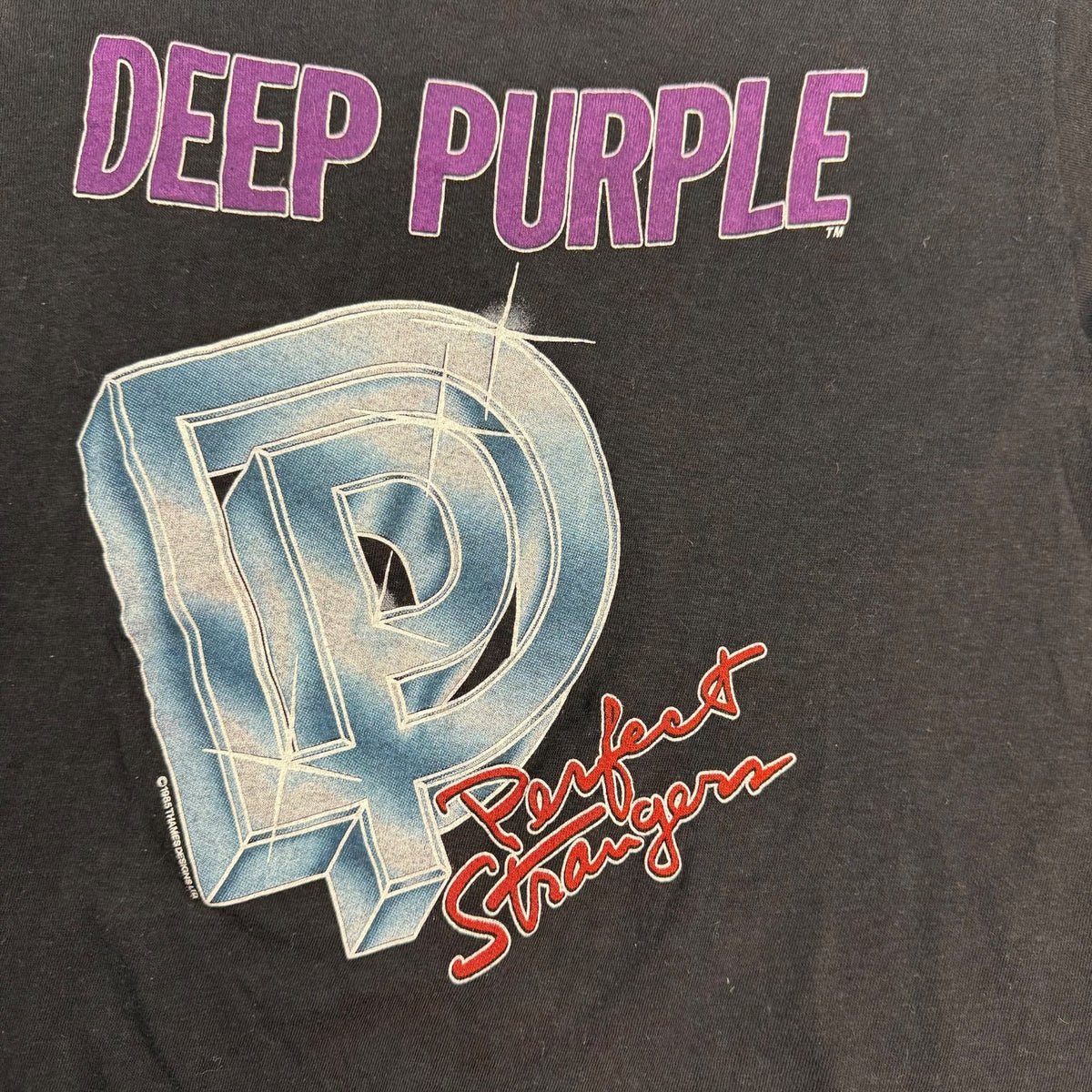 1982 Deep Purple Perfect Strangers Tee Black