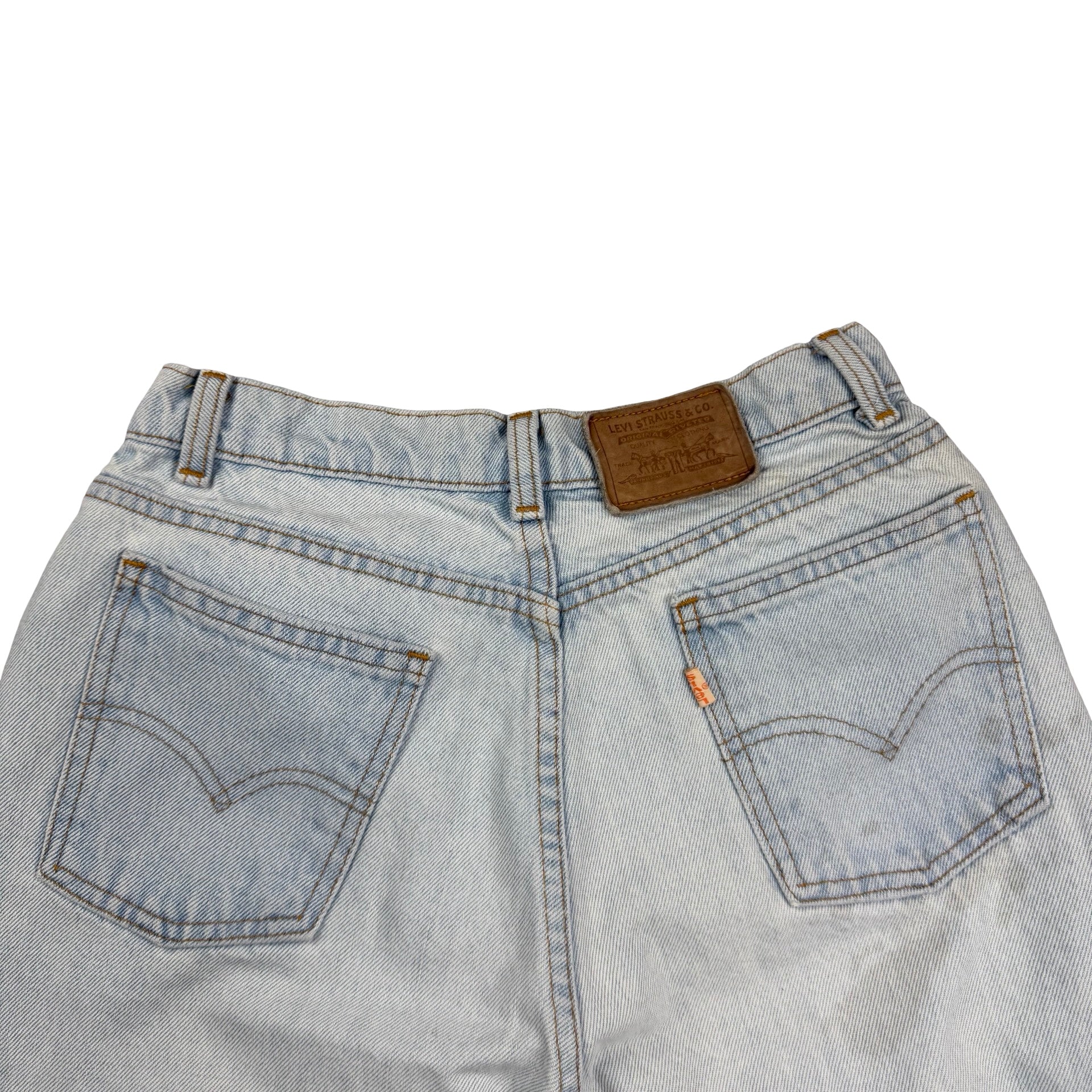 Vintage Levi’s 525 Light Wash Orange Tag Jeans Blue
