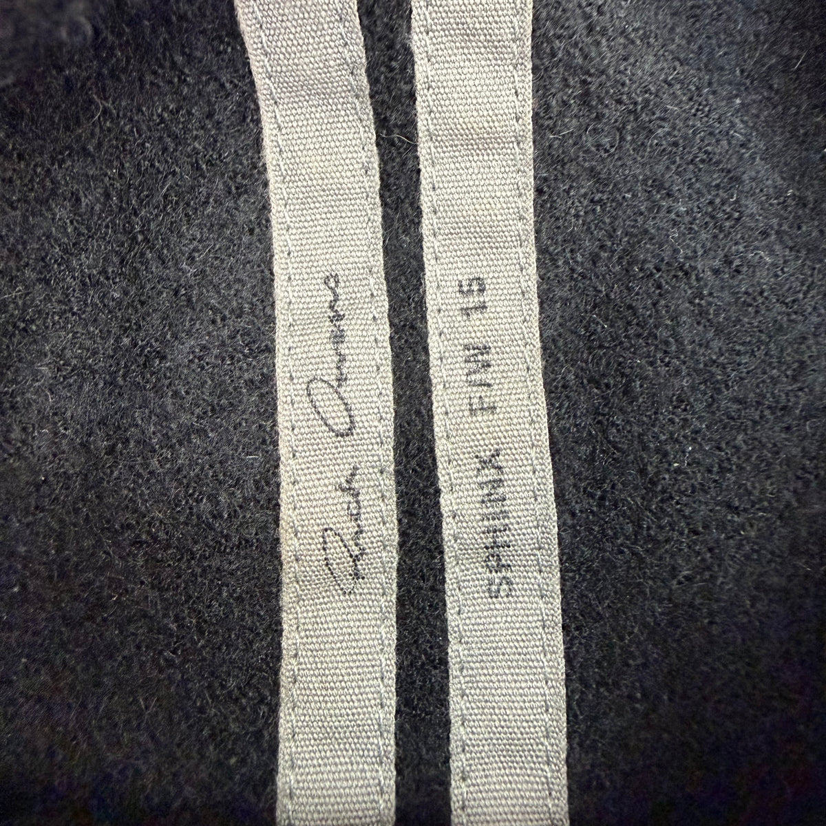 FW15 Rick Owens Cashmere Olmar Mirta Zip Up Hoodie Black