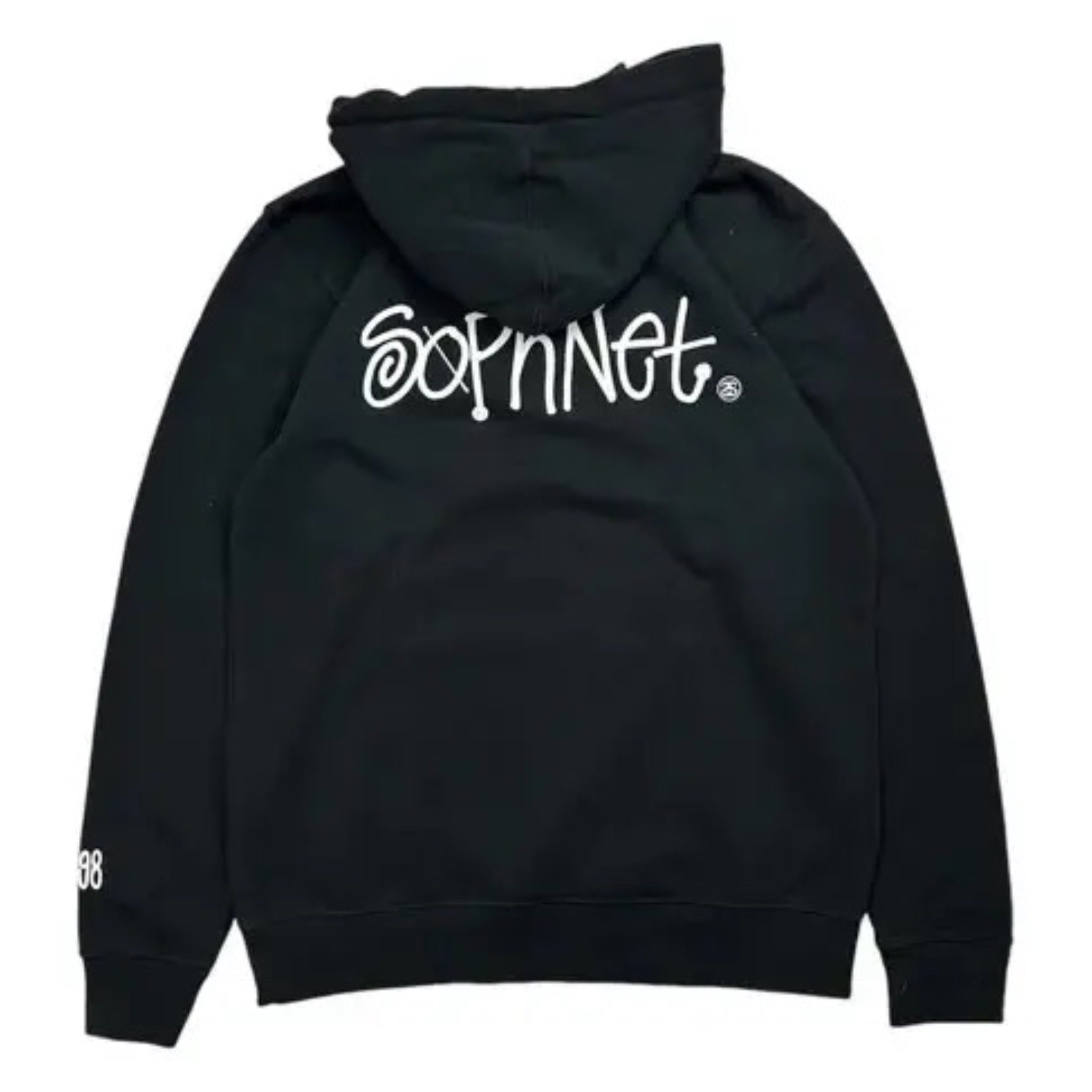 Stussy x Sophnet Scipt Logo Hoodie Black