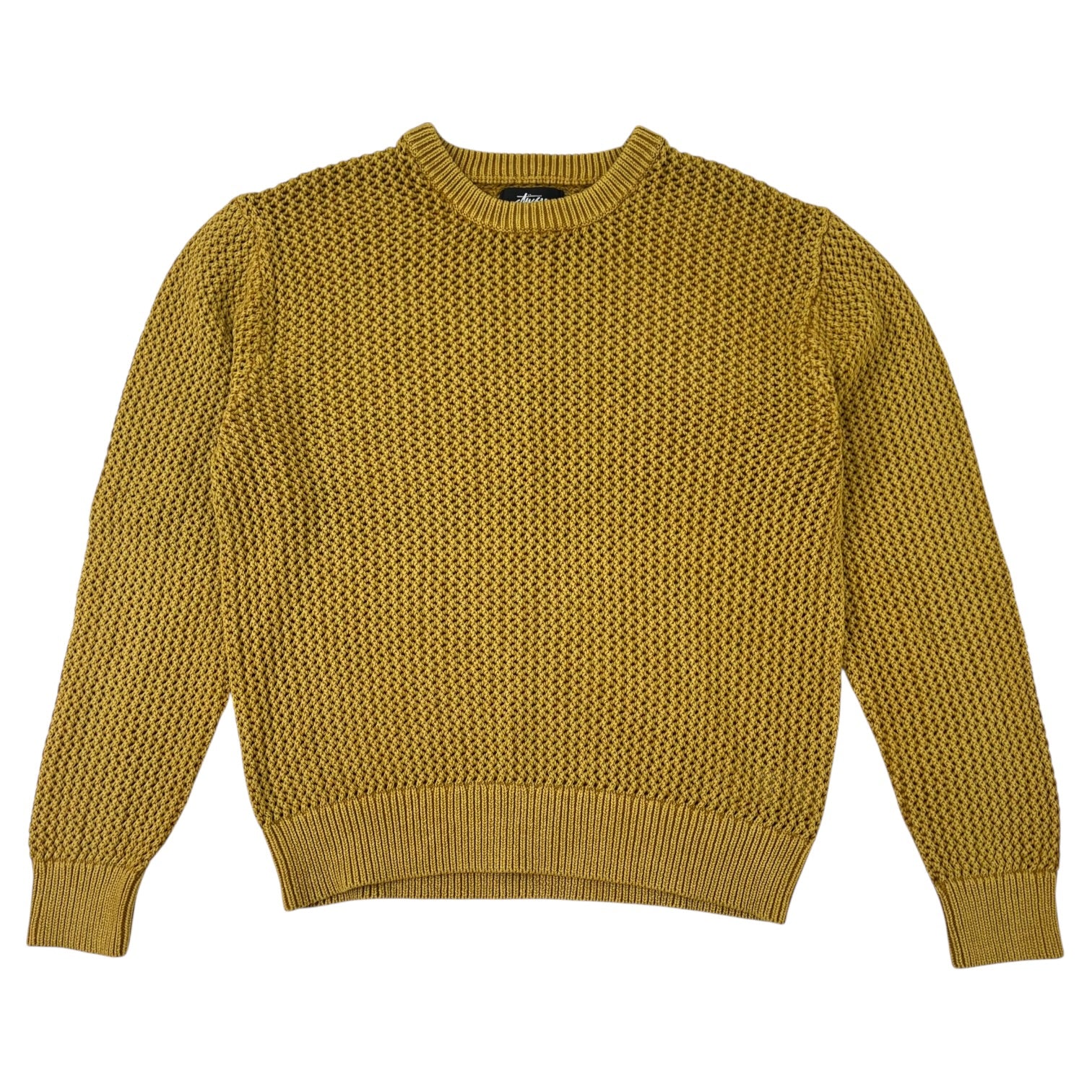 Stussy Loose Gauge Knit Yellow