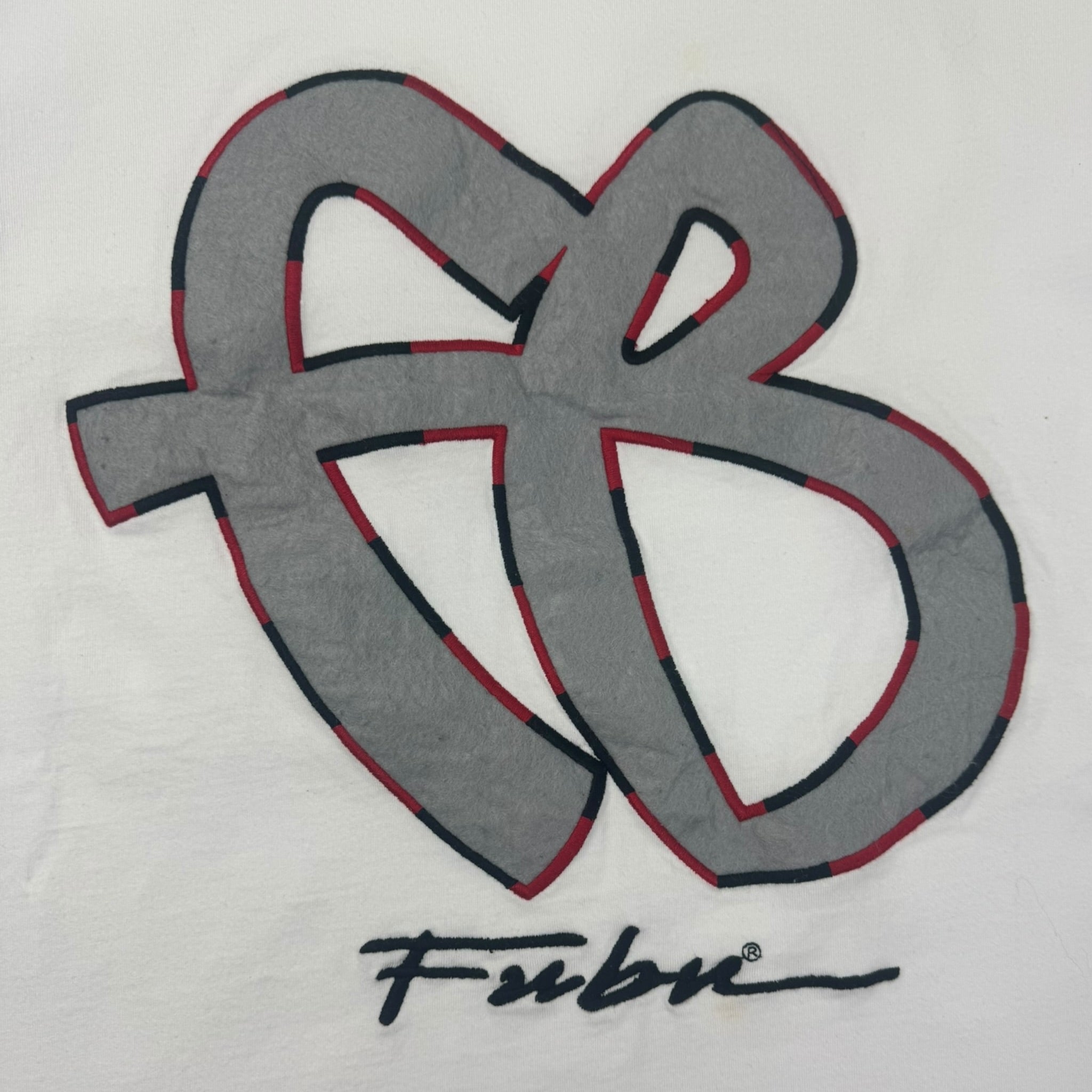 Vintage Fubu Embroidered T-Shirt White
