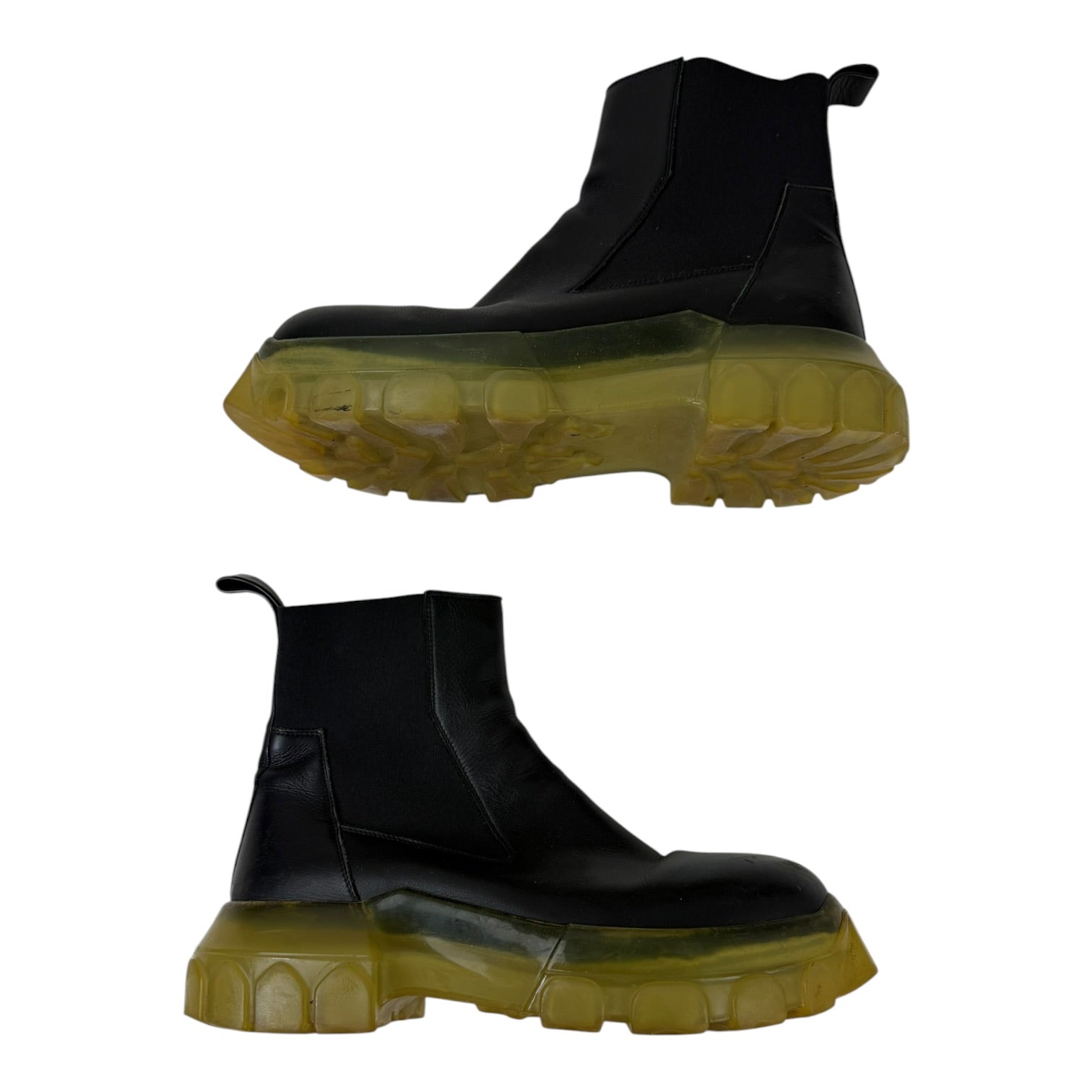 Rick Owens Bozo Tractor Beetle Chelsea Boots Black (Used)