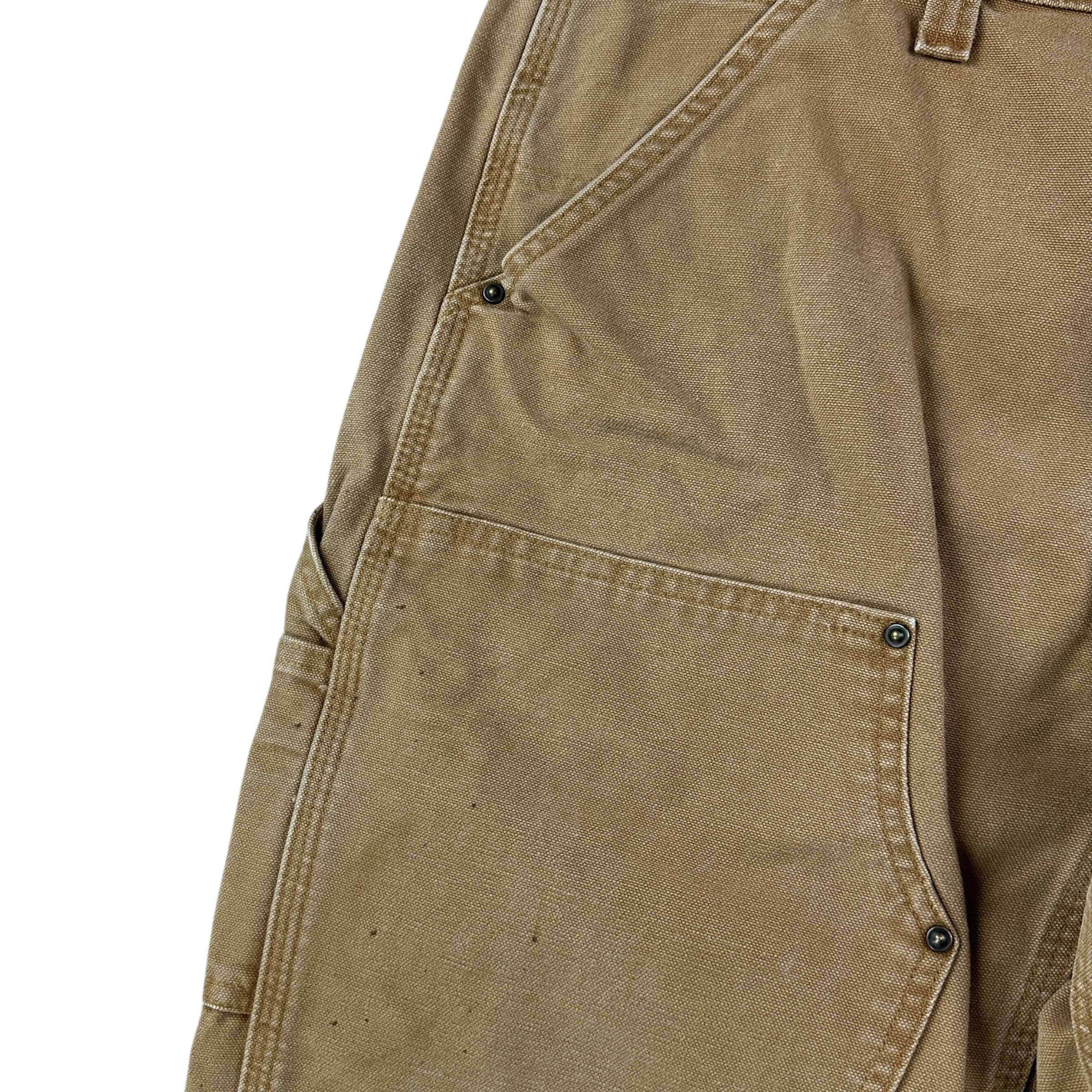 Vintage Carhartt Double Knees Pants Tan