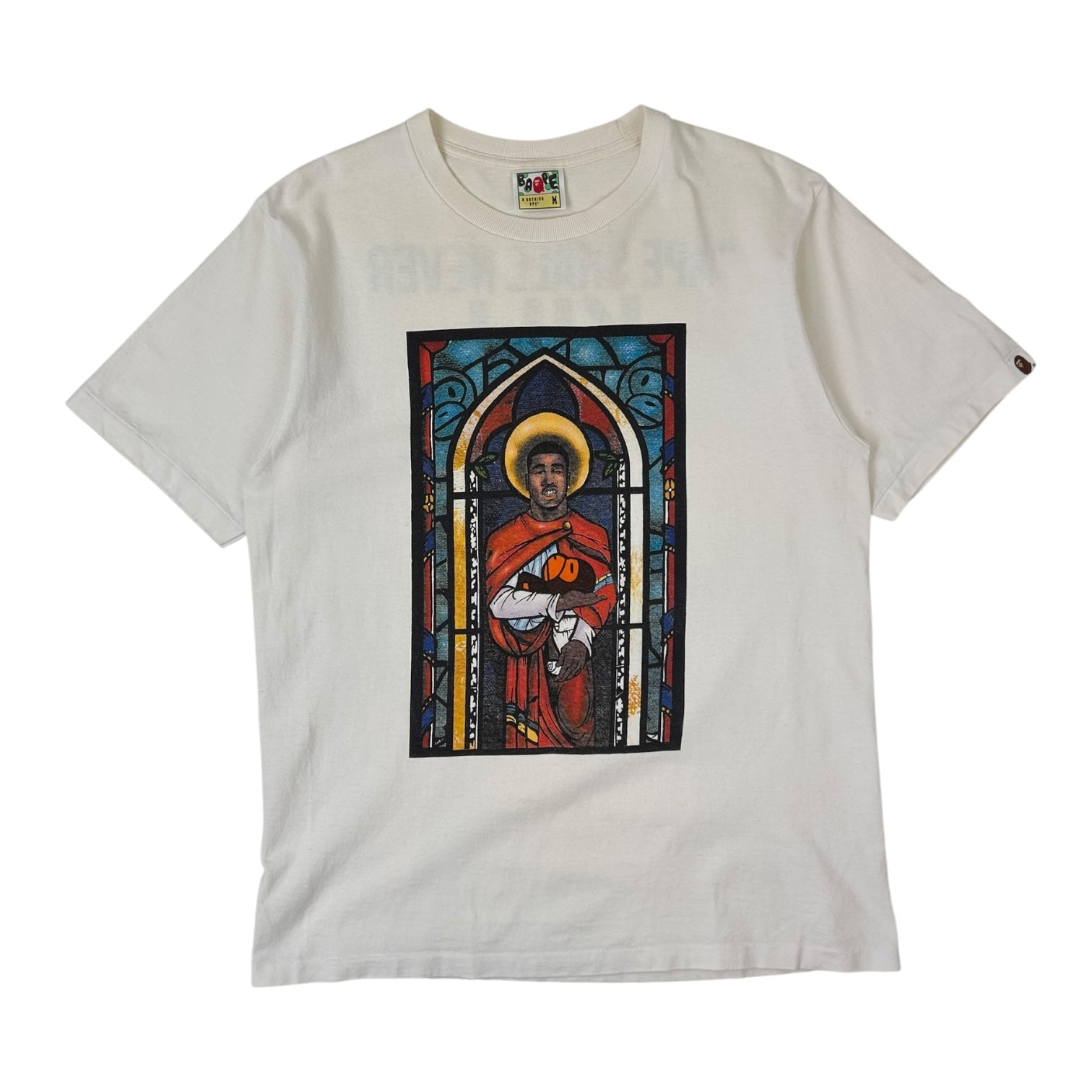 Bape X A$ap Ferg Traplord T-Shirt White
