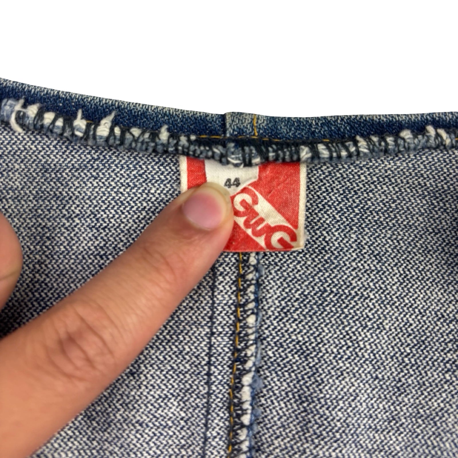 (W) Vintage GWG Denim Vest Dark Wash