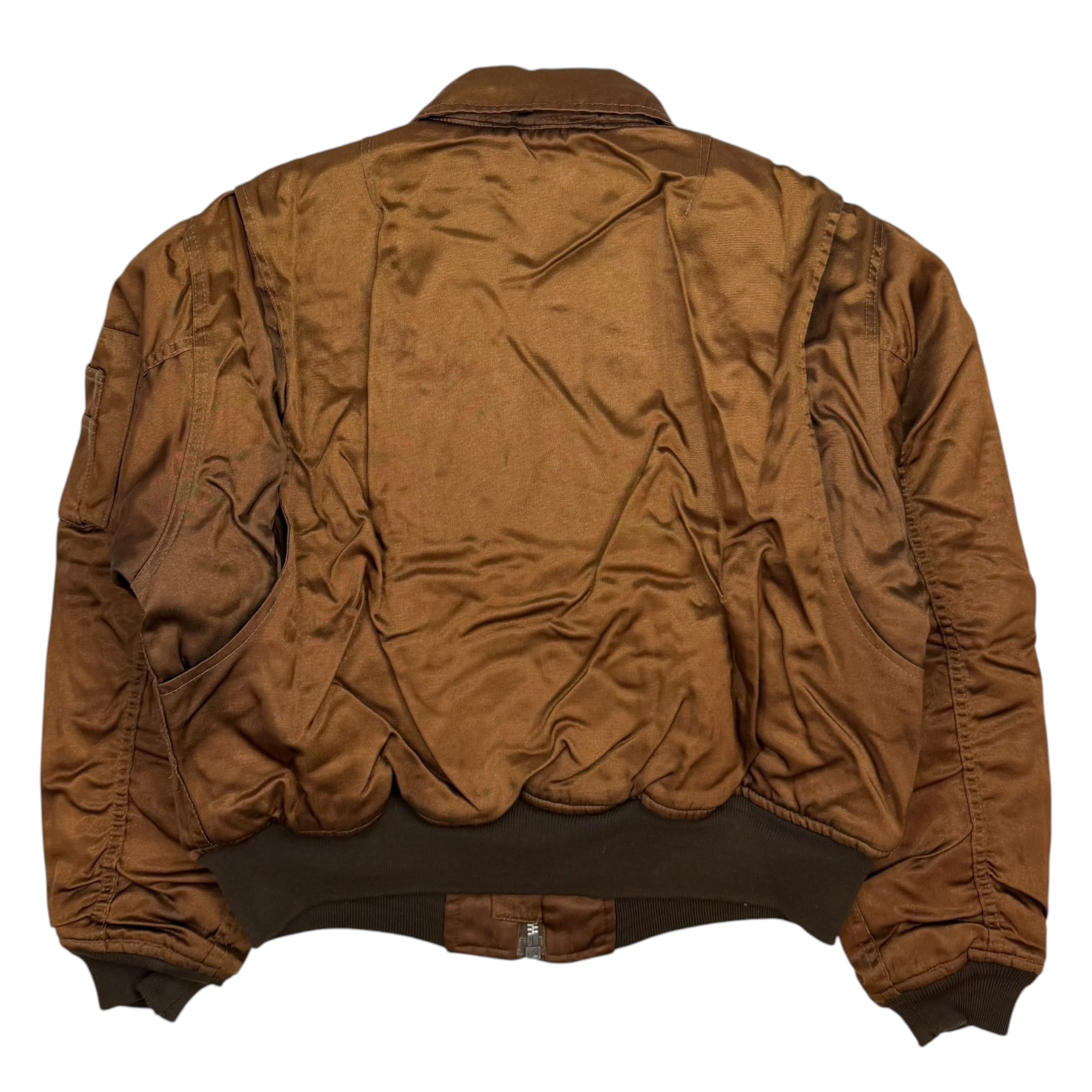 Vintage Schott CWU-R Flight Jacket Satin Brown